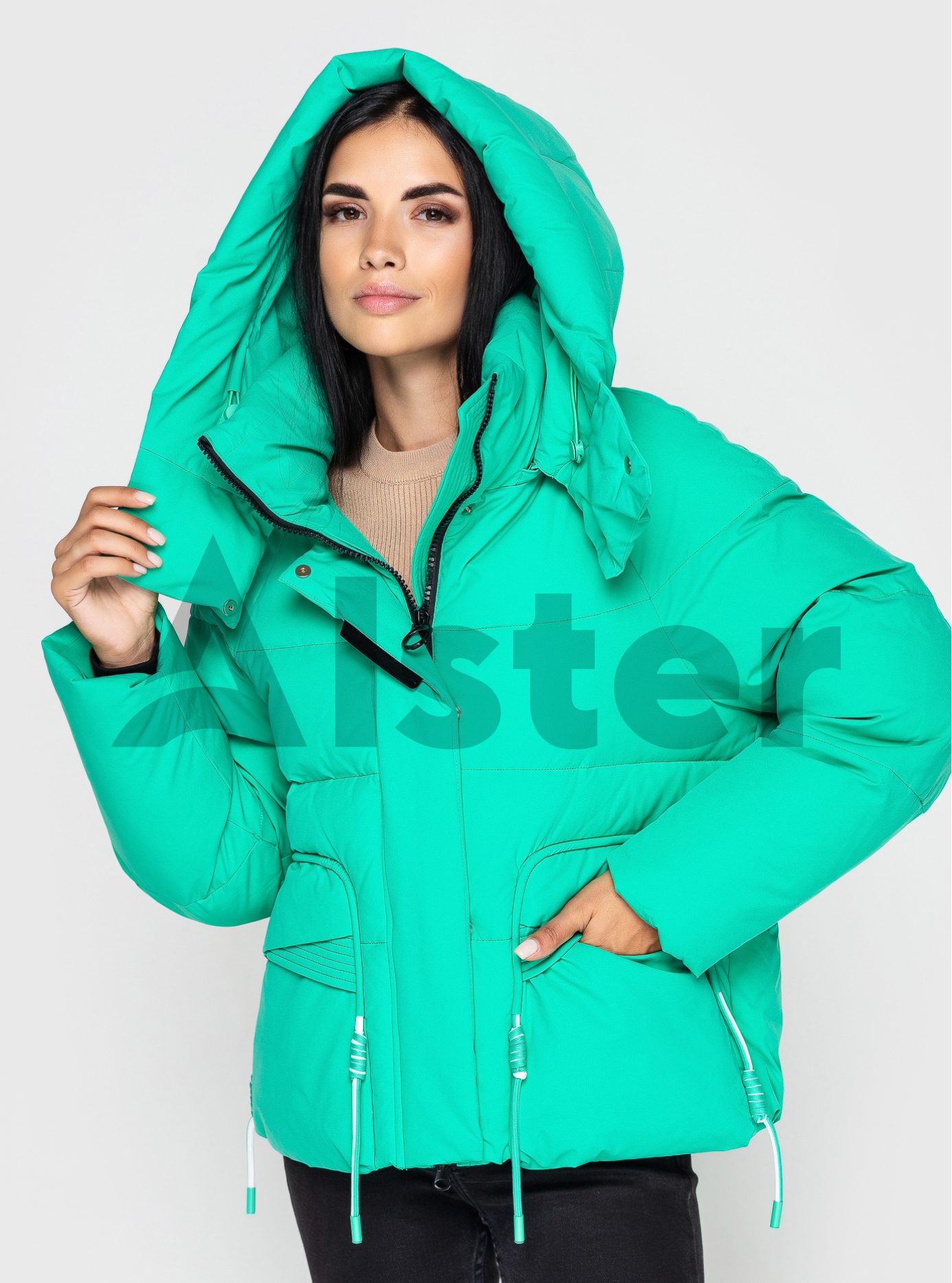 Короткая женская зимняя куртка Towmy 017 Мята S (TWM017-04): фото - Alster.ua