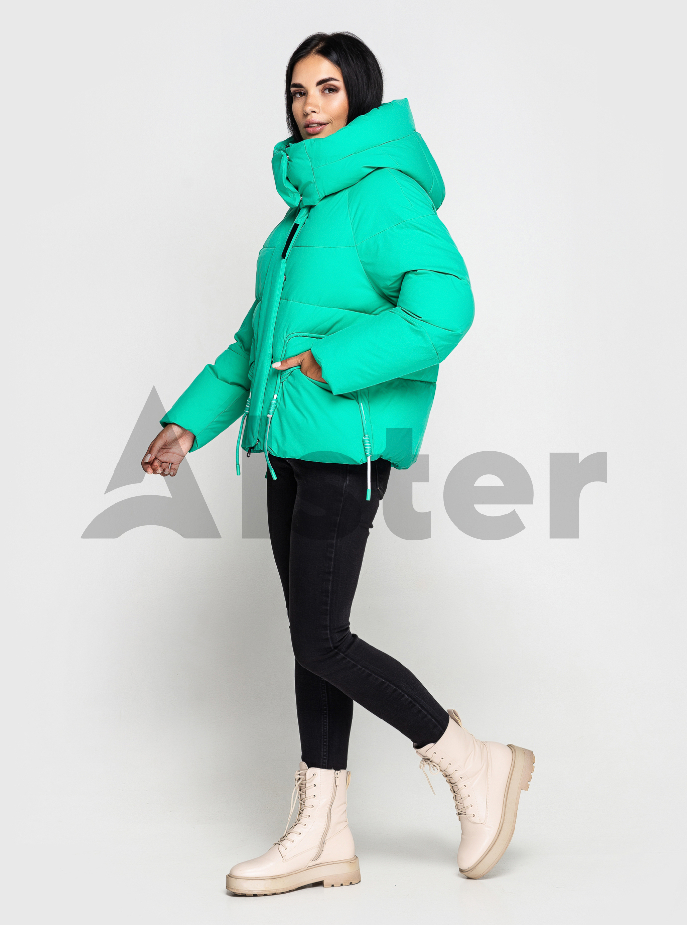 Короткая женская зимняя куртка Towmy 017 Мята S (TWM017-04): фото - Alster.ua