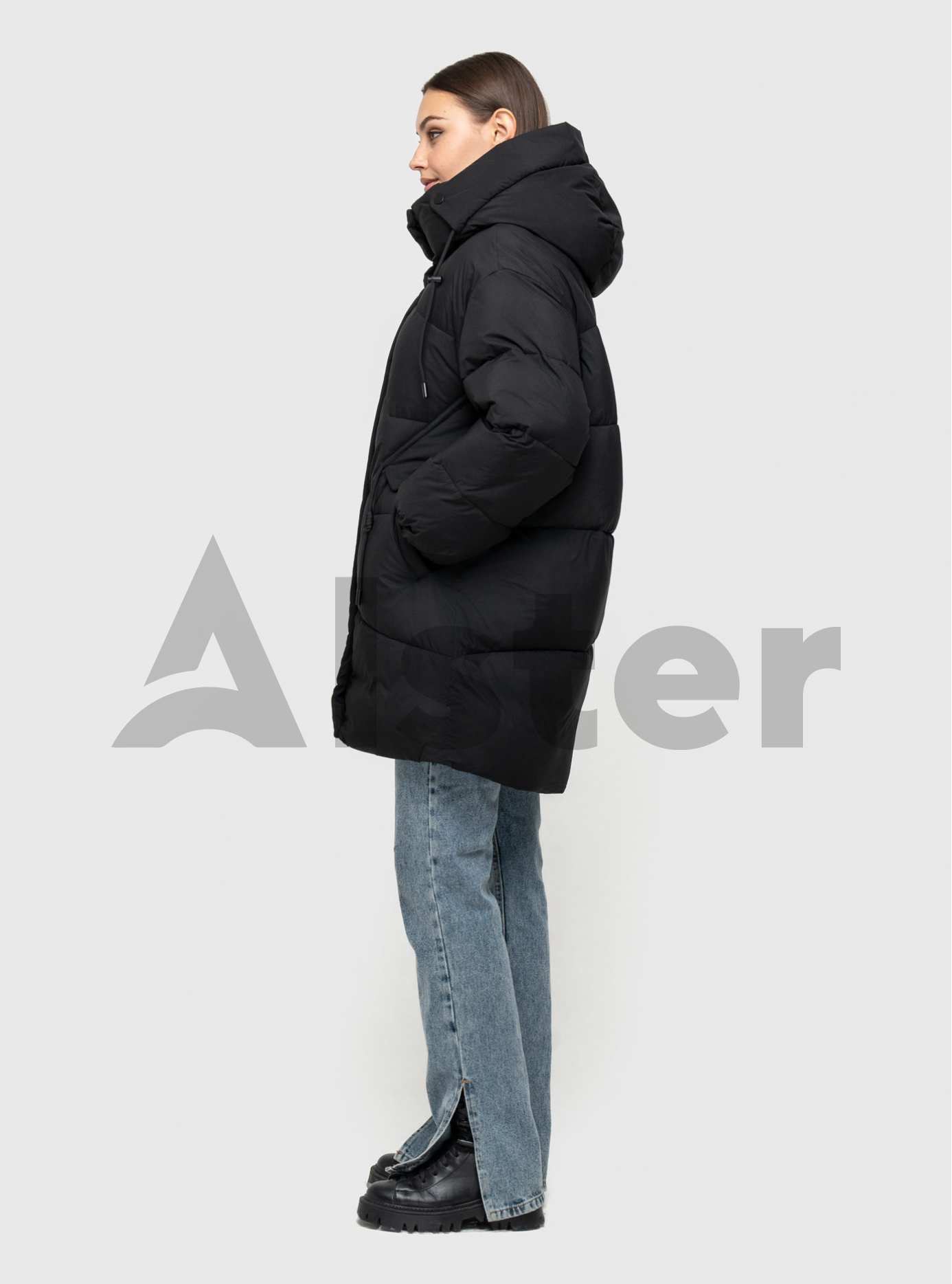 Зимняя куртка Towmy 3245 средней длины Чёрный M (TWM3245-05): фото - Alster.ua