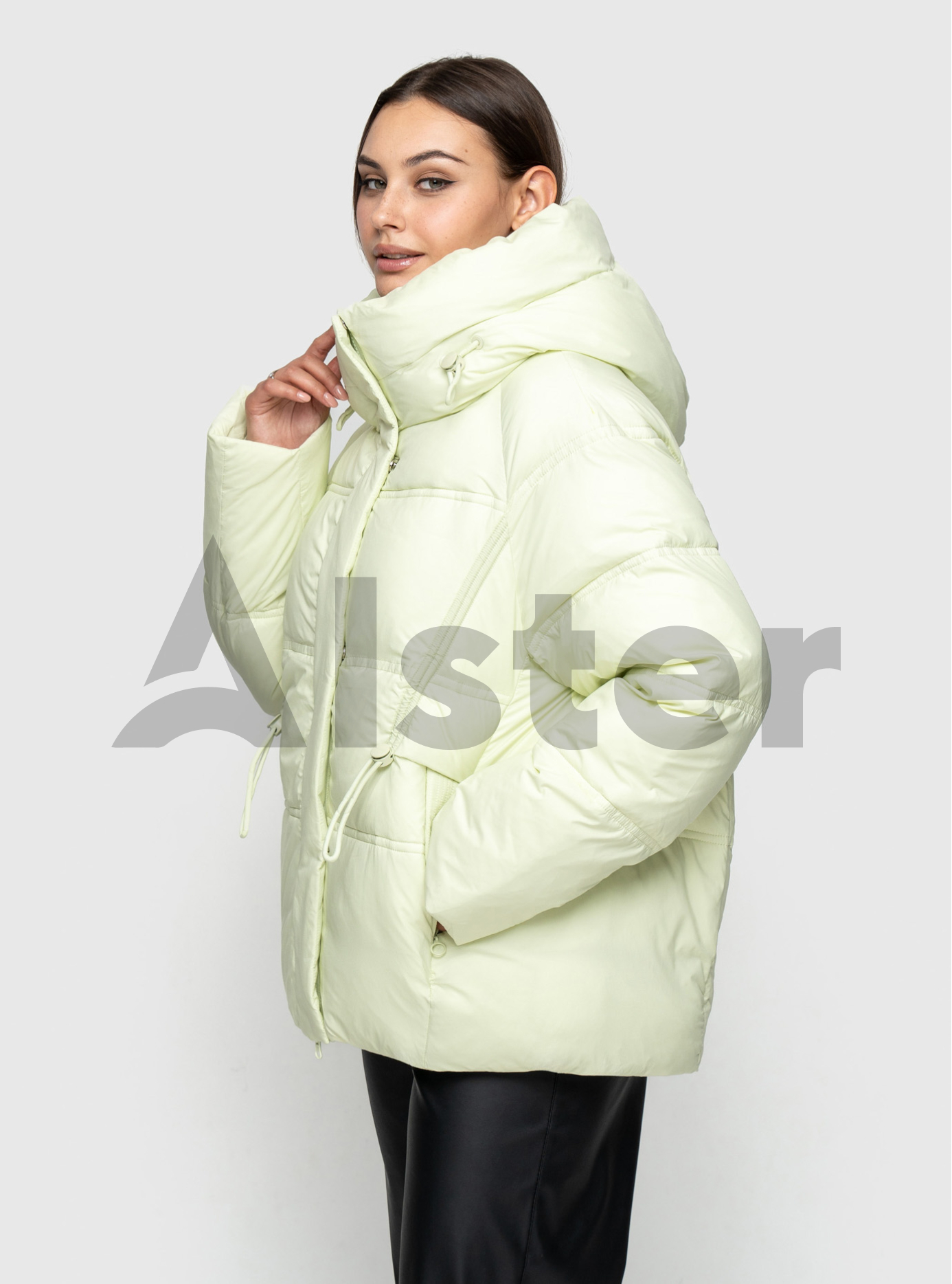 Зимняя женская куртка Towmy 3341 Лайм XL (TWM3341-09): фото - Alster.ua