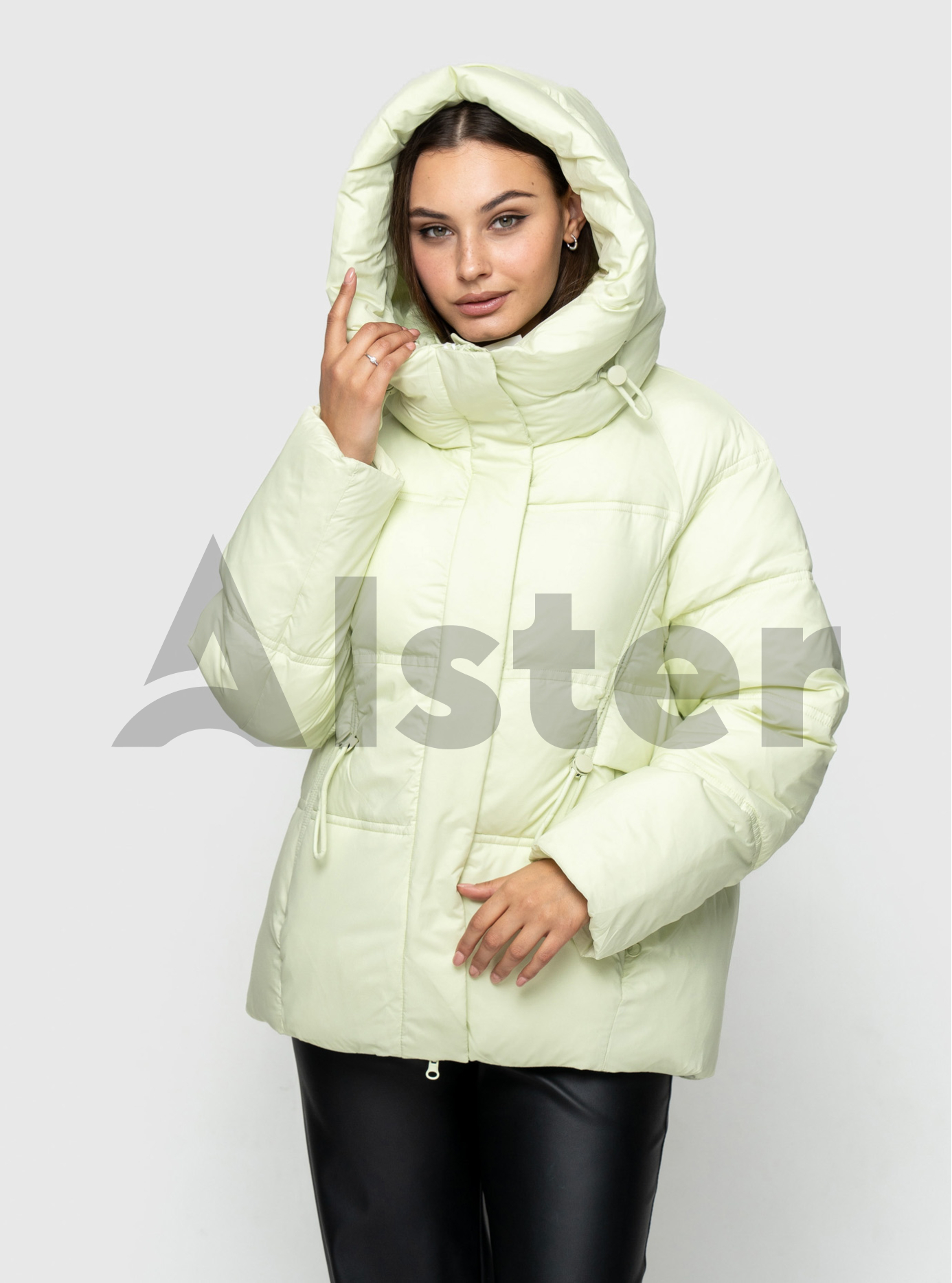 Зимняя женская куртка Towmy 3341 Лайм XL (TWM3341-09): фото - Alster.ua