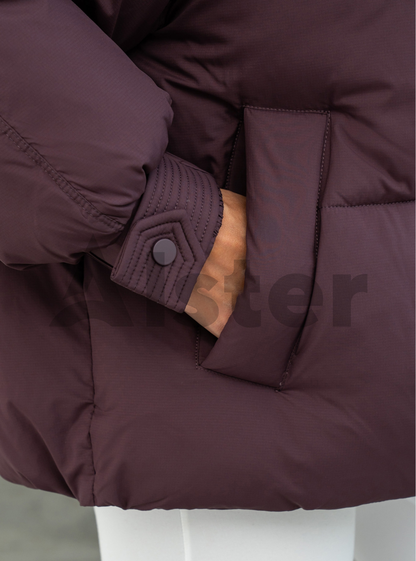 Жіноча зимова куртка Towmy 070 (oversize) Бордовий XS (26TMA070-07): фото - Alster.ua