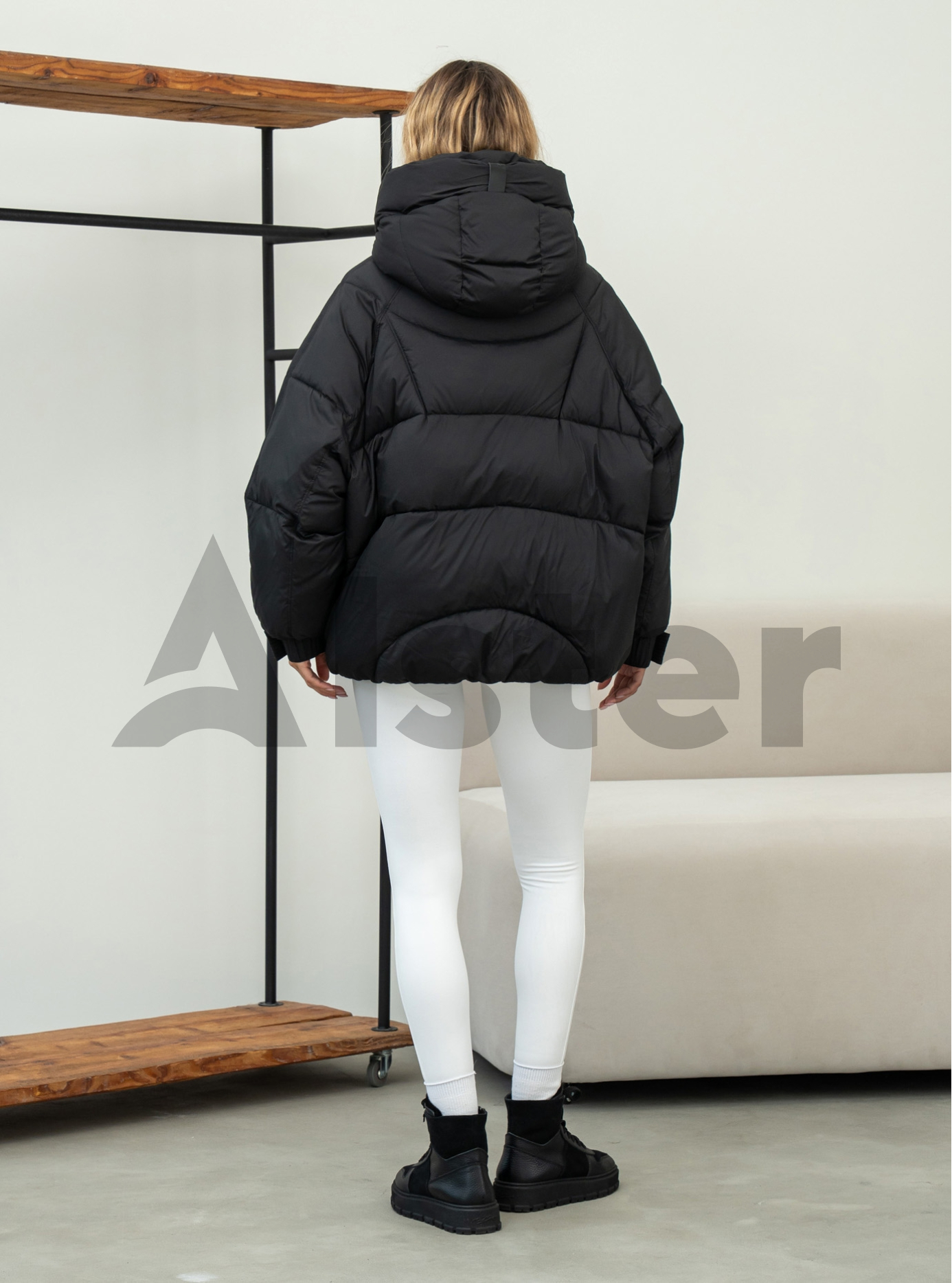 Жіноча зимова куртка Towmy 070 (oversize) Чорний M (26TMA070-06): фото - Alster.ua