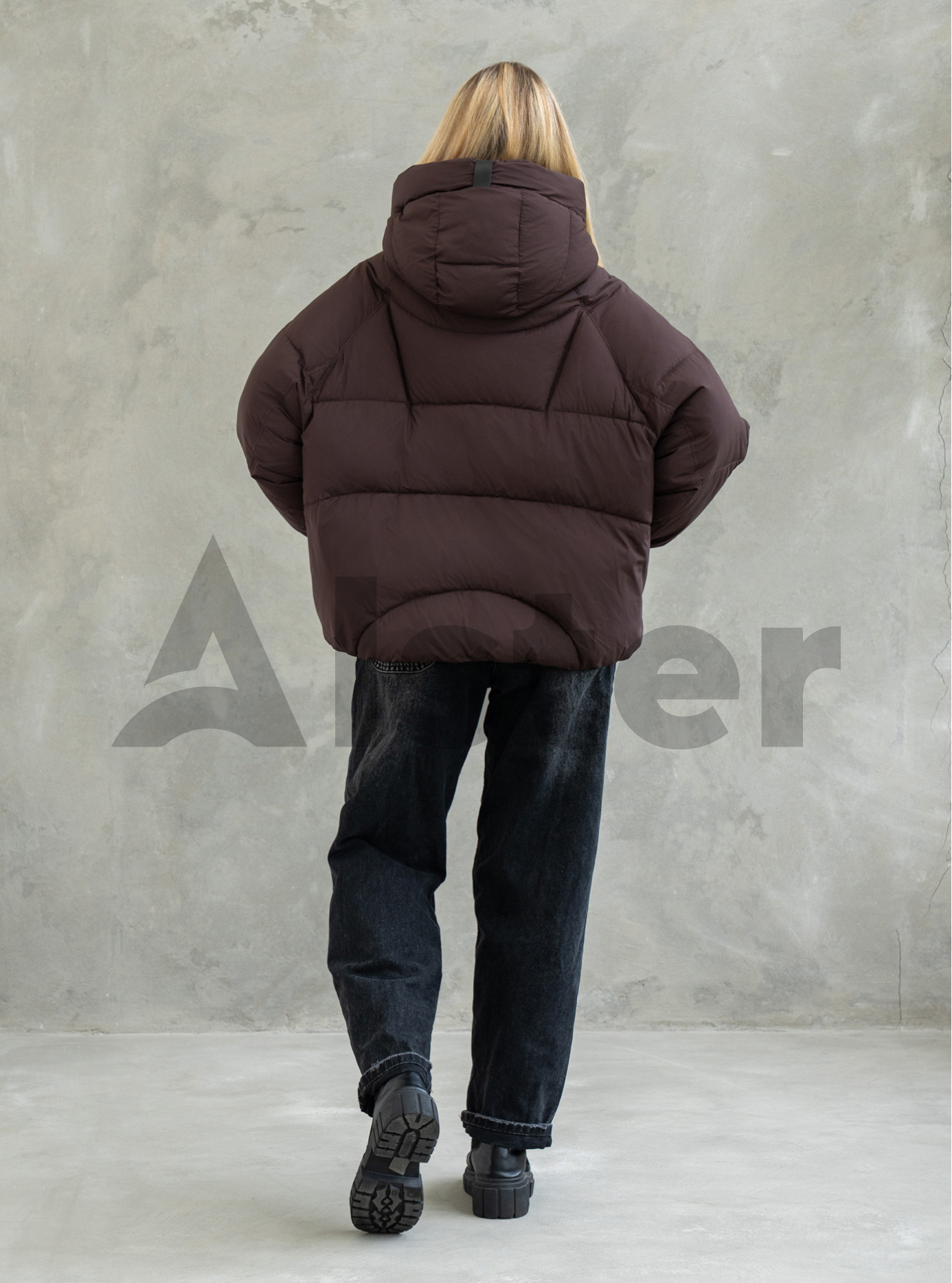 Жіноча зимова куртка Towmy 070 (oversize) Чорний M (26TMA070-06): фото - Alster.ua