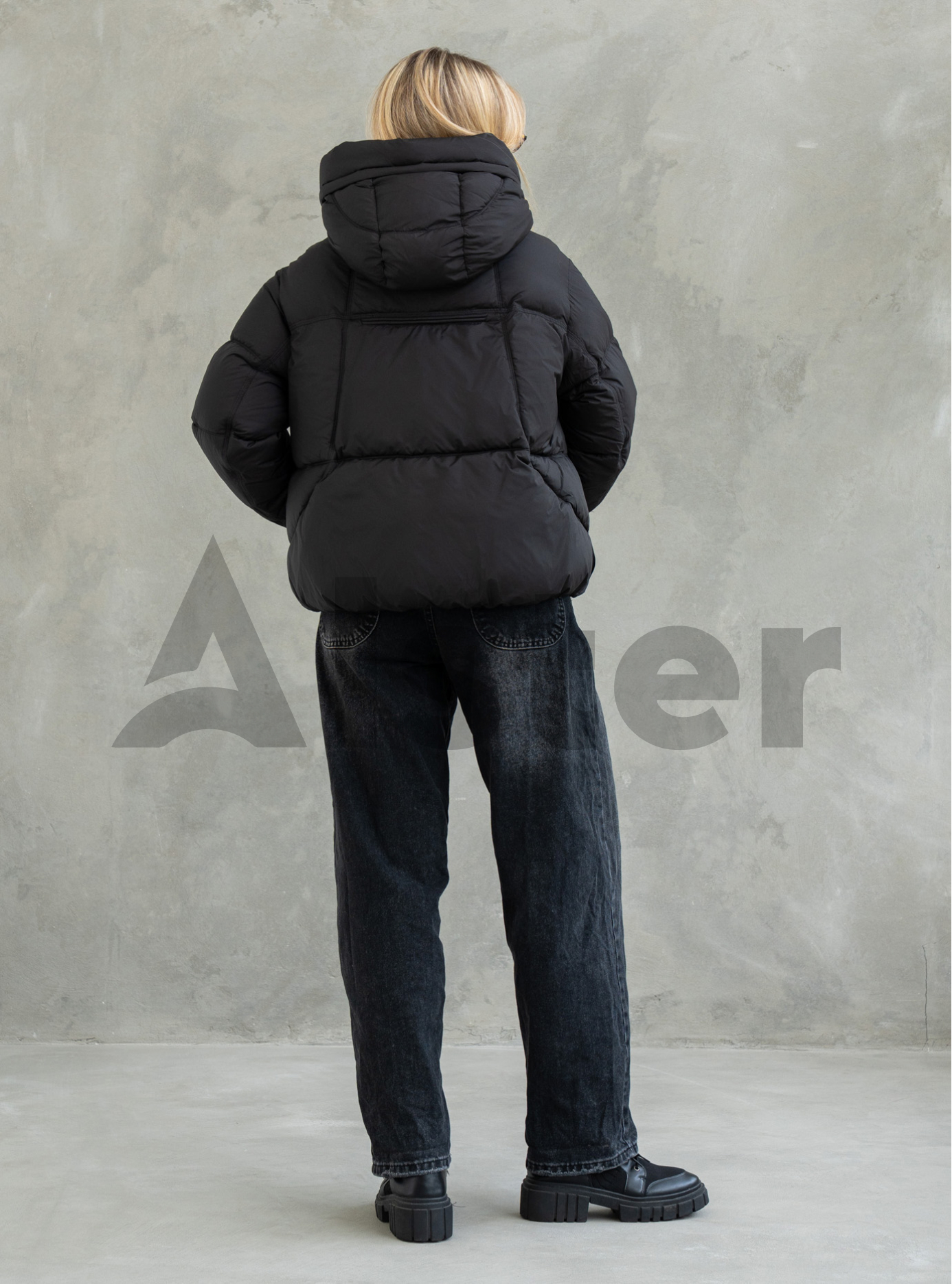 Жіноча зимова куртка Towmy 3491 (oversize) Чорний L (26TM3491-06): фото - Alster.ua