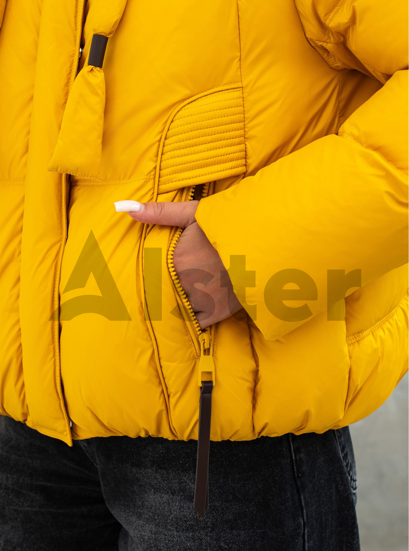 Жіноча зимова куртка Towmy 3491 (oversize) Жовтий S (26TM3491-07): фото - Alster.ua