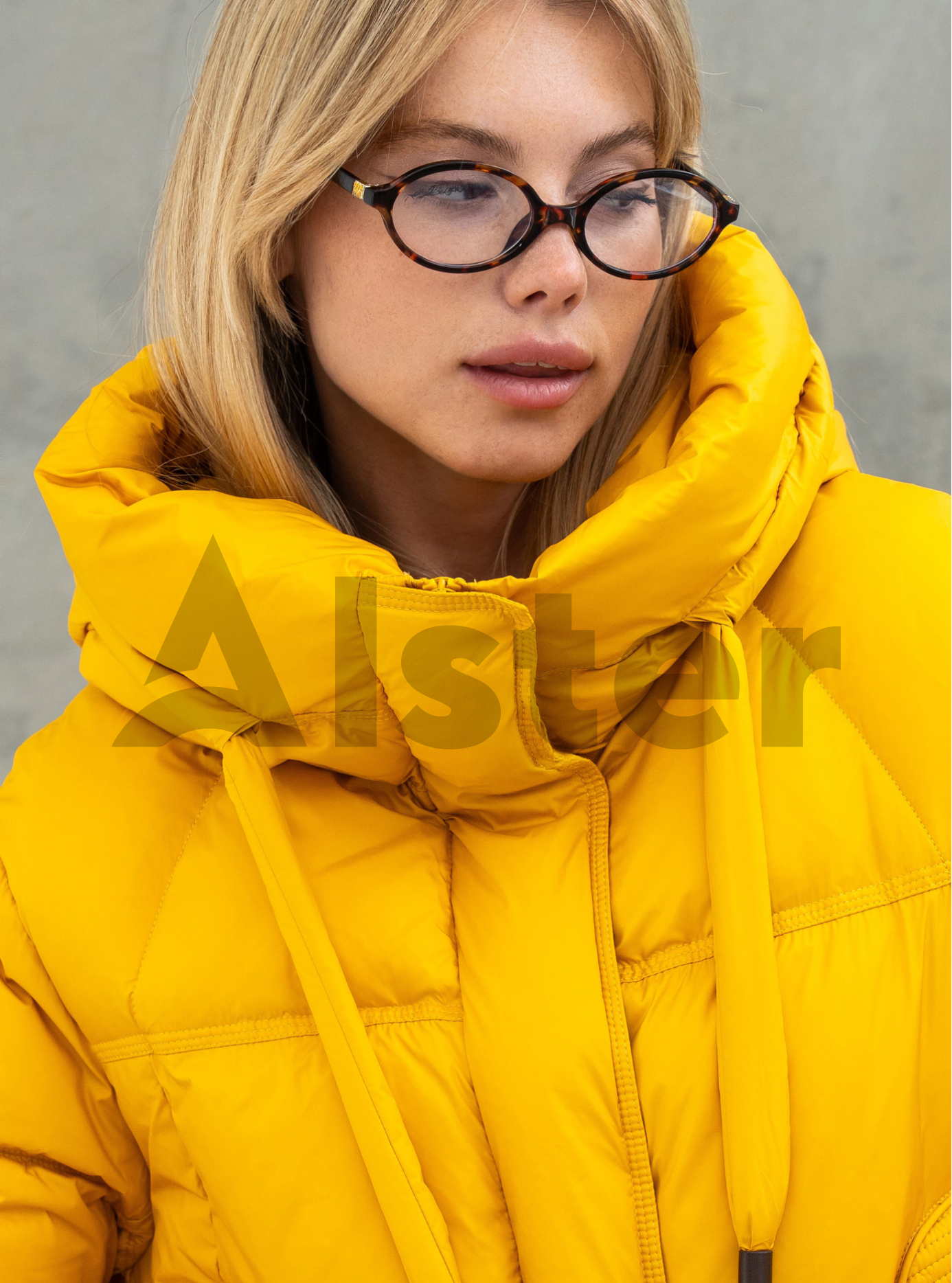 Жіноча зимова куртка Towmy 3491 (oversize) Жовтий S (26TM3491-07): фото - Alster.ua