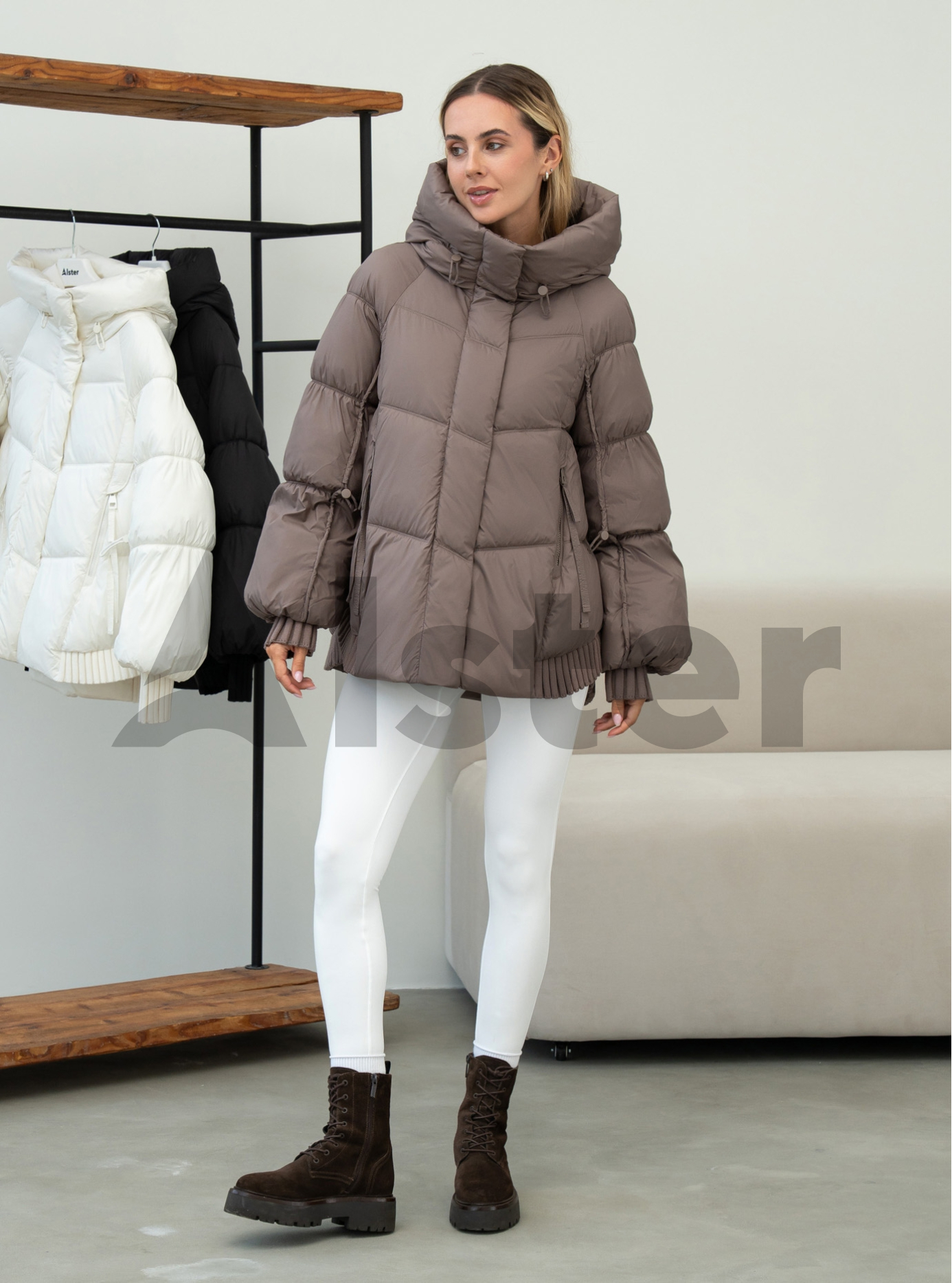 Жіноча зимова куртка Towmy 3575 (oversize) Карамель S (26TM3575-11): фото - Alster.ua