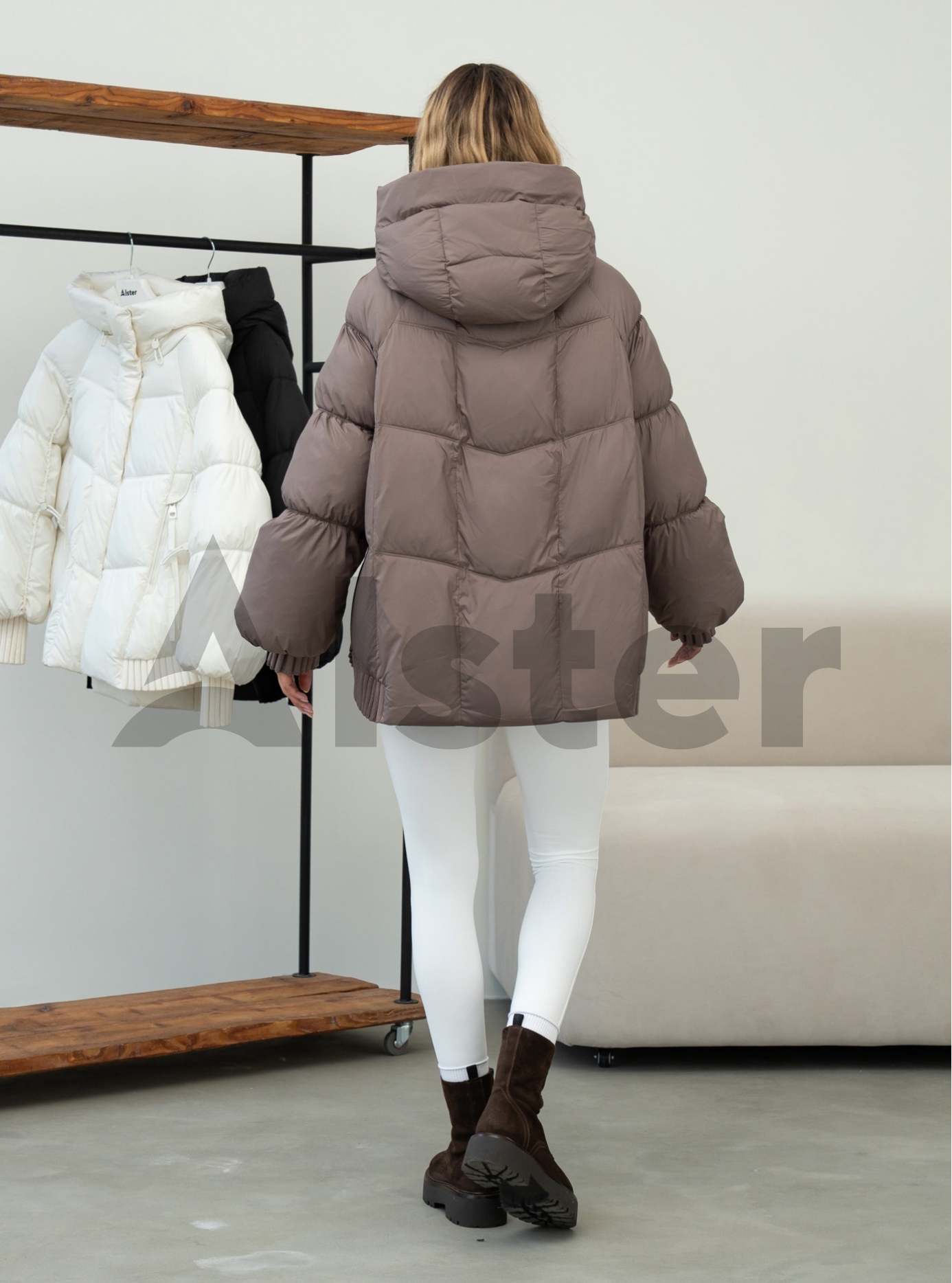 Жіноча зимова куртка Towmy 3575 (oversize) Карамель S (26TM3575-11): фото - Alster.ua
