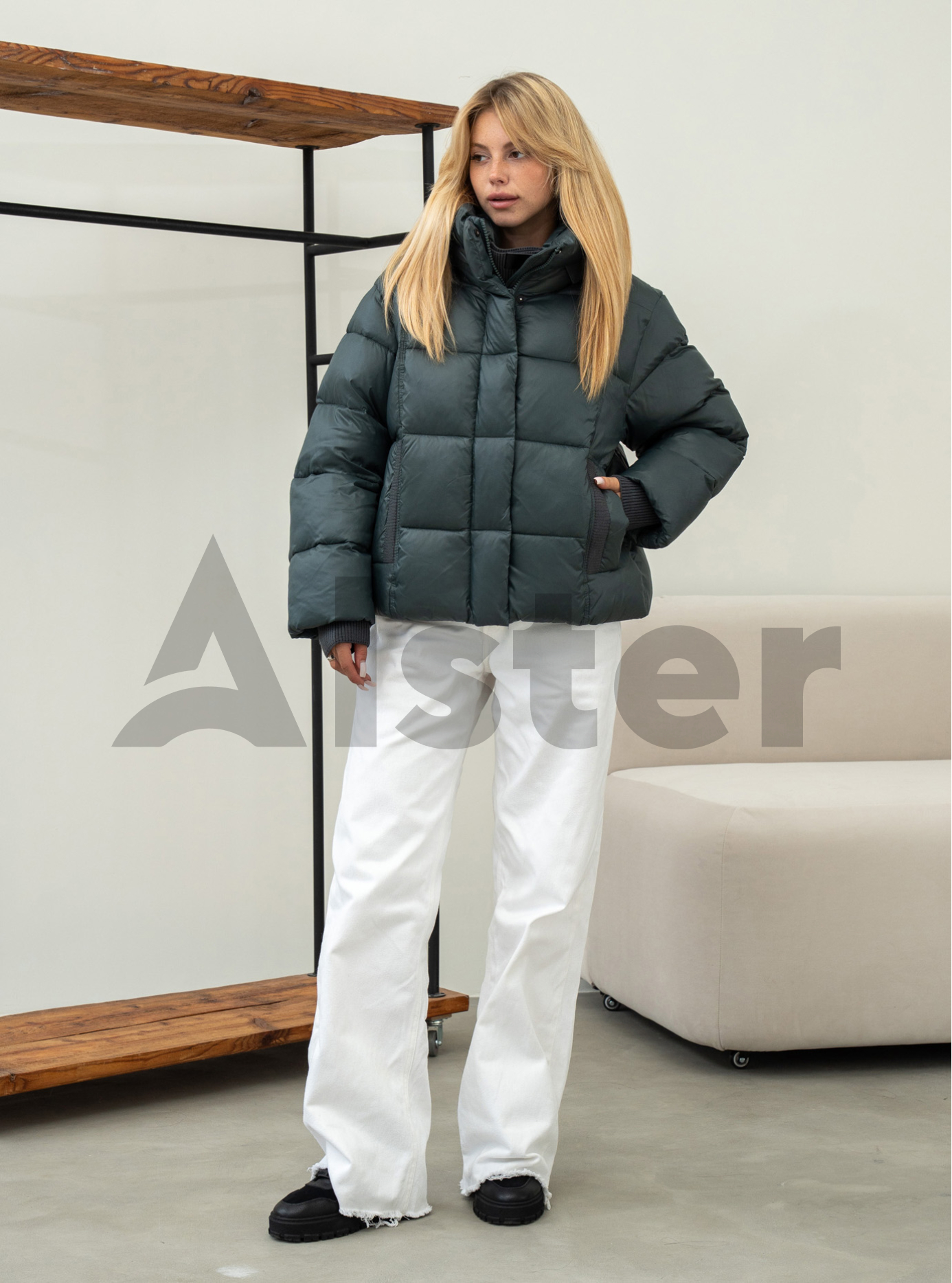 Жіноча зимова куртка Towmy A73 (oversize) Смарагд S (26TMA-73-10): фото - Alster.ua