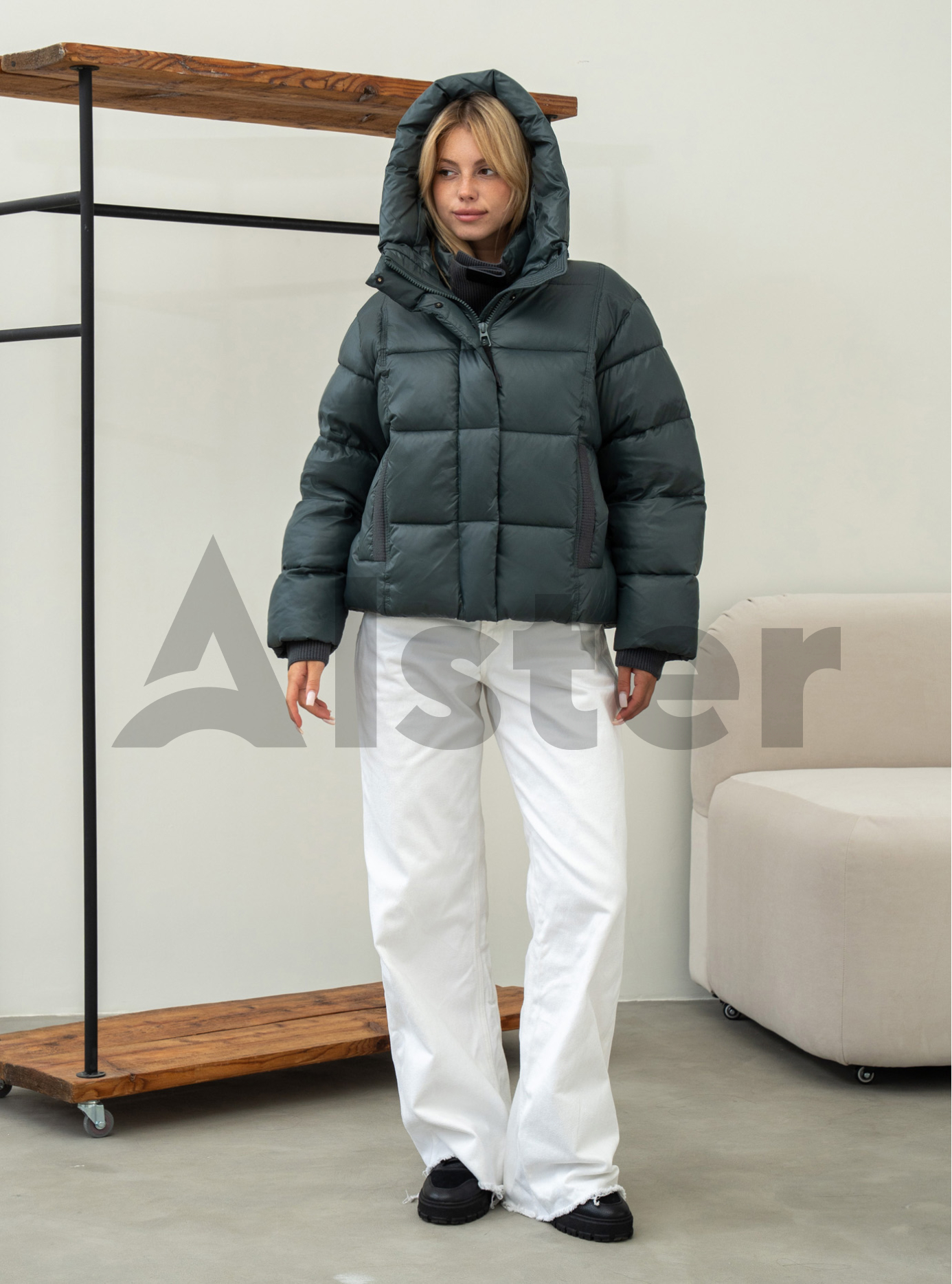 Жіноча зимова куртка Towmy A73 (oversize) Смарагд S (26TMA-73-10): фото - Alster.ua