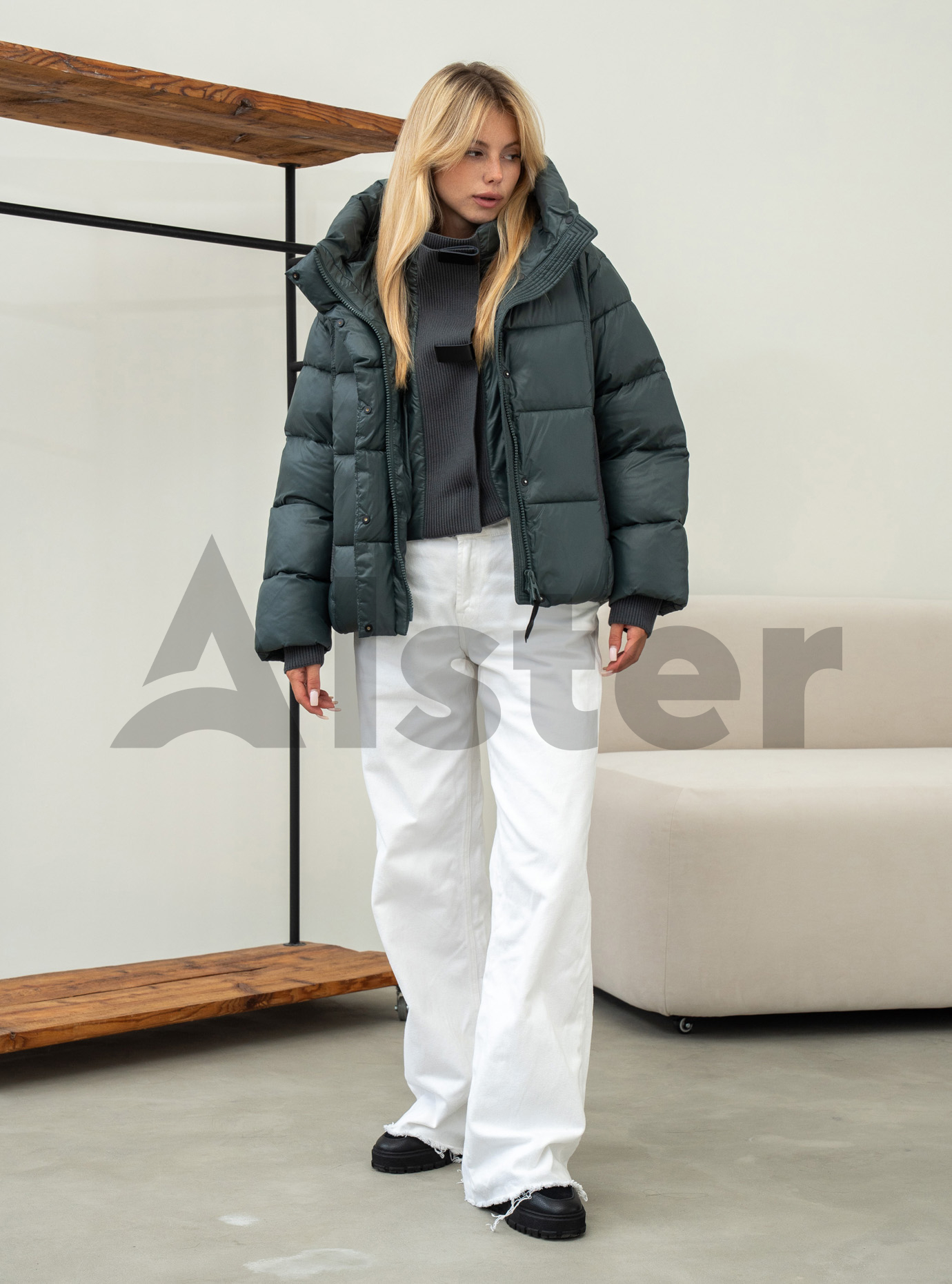Жіноча зимова куртка Towmy A73 (oversize) Смарагд S (26TMA-73-10): фото - Alster.ua
