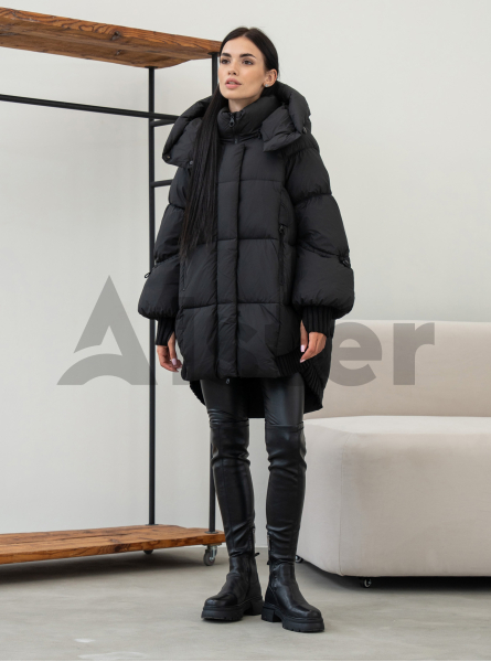 Женская зимняя куртка Towmy 0662 средней длины (oversize)