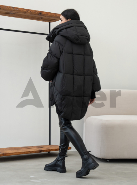 Женская зимняя куртка Towmy 0662 средней длины (oversize)