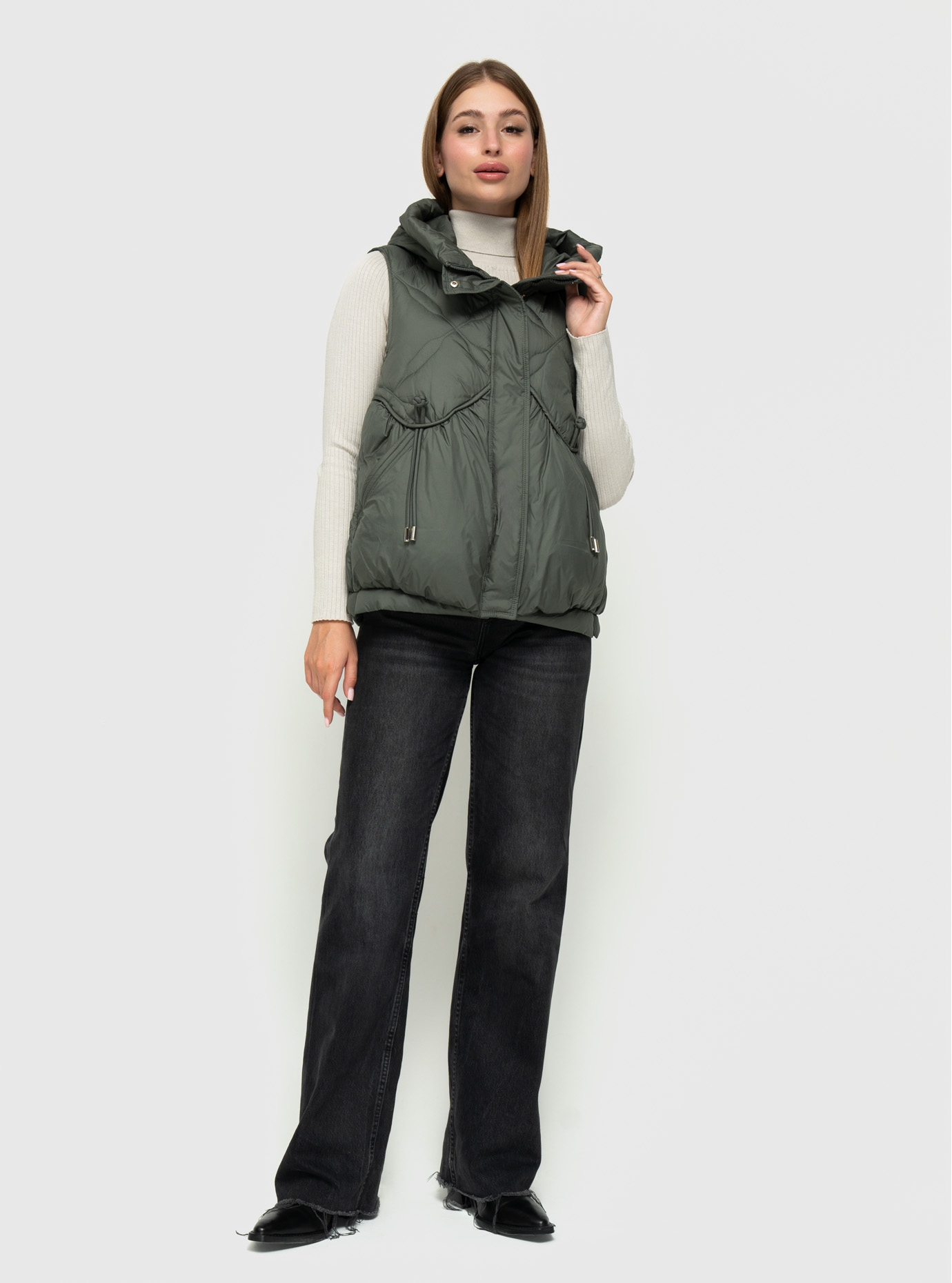 Жіноча жилетка 663 Visdeer Смарагдовий S (VS663-06): фото - Alster.ua