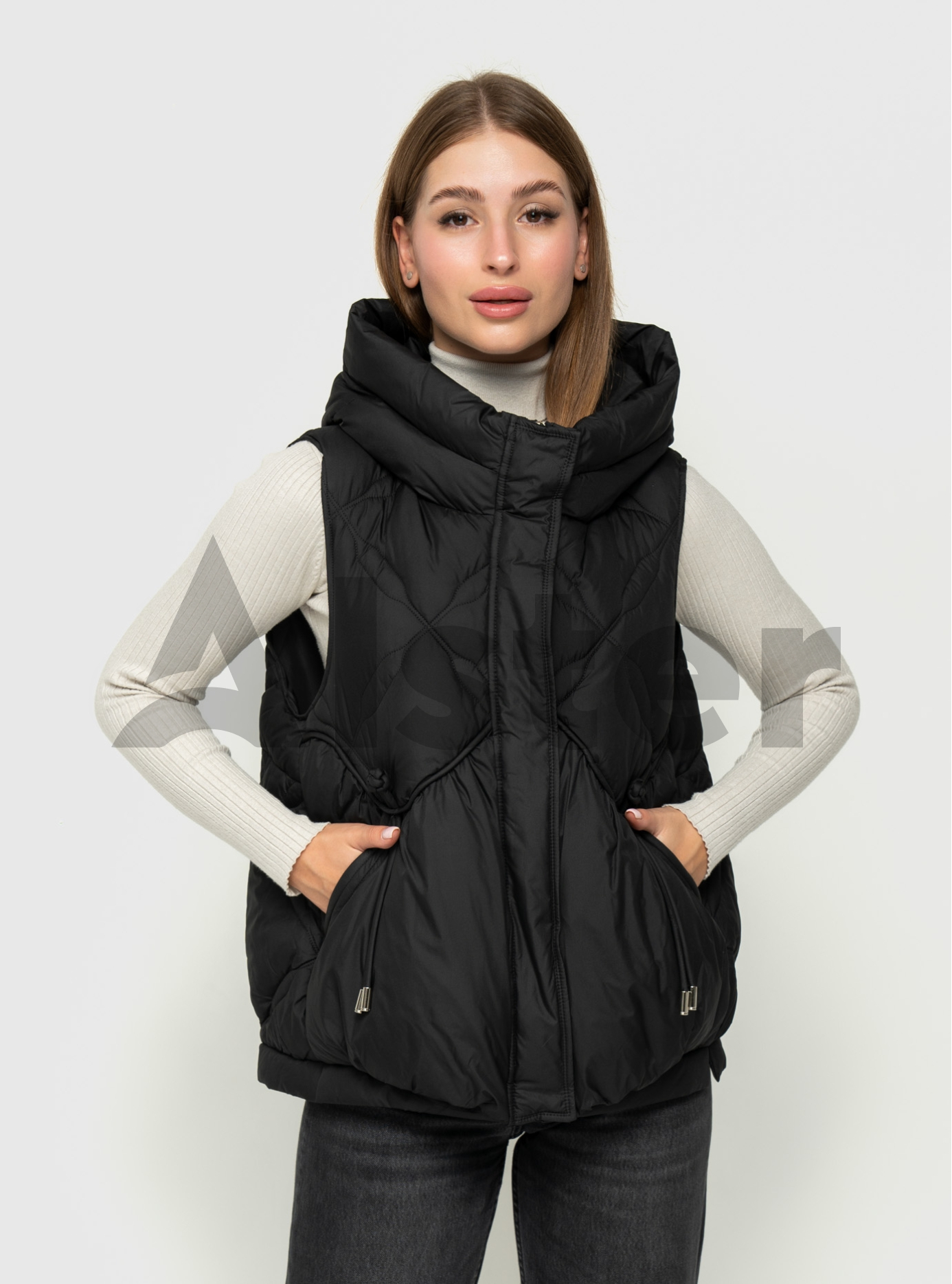 Женская жилетка 663 Visdeer Чёрный 2XL (VS663-05): фото - Alster.ua