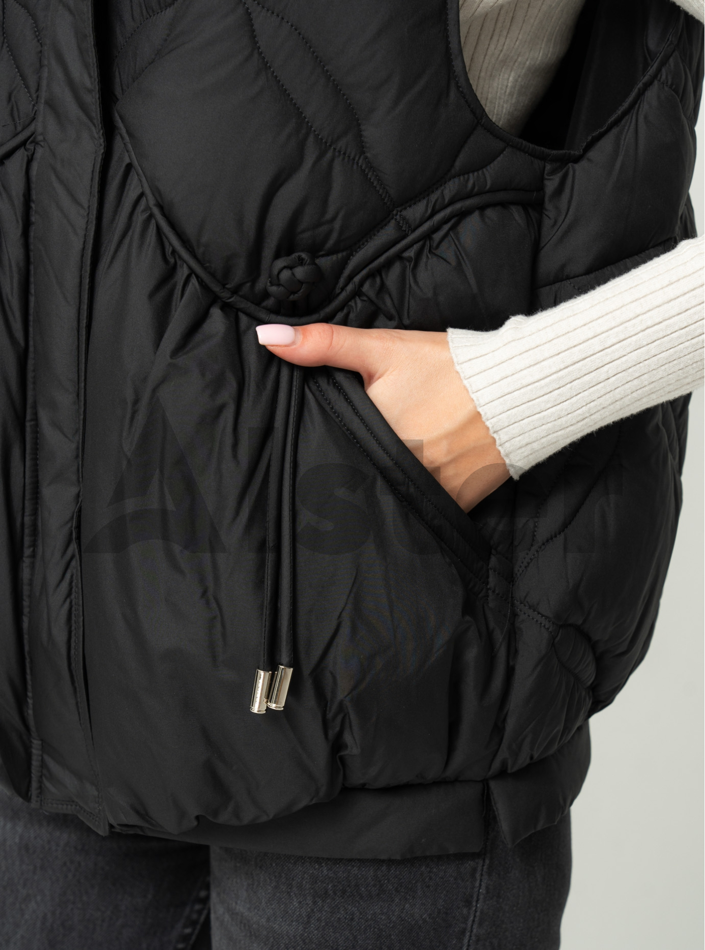 Женская жилетка 663 Visdeer Чёрный 2XL (VS663-05): фото - Alster.ua