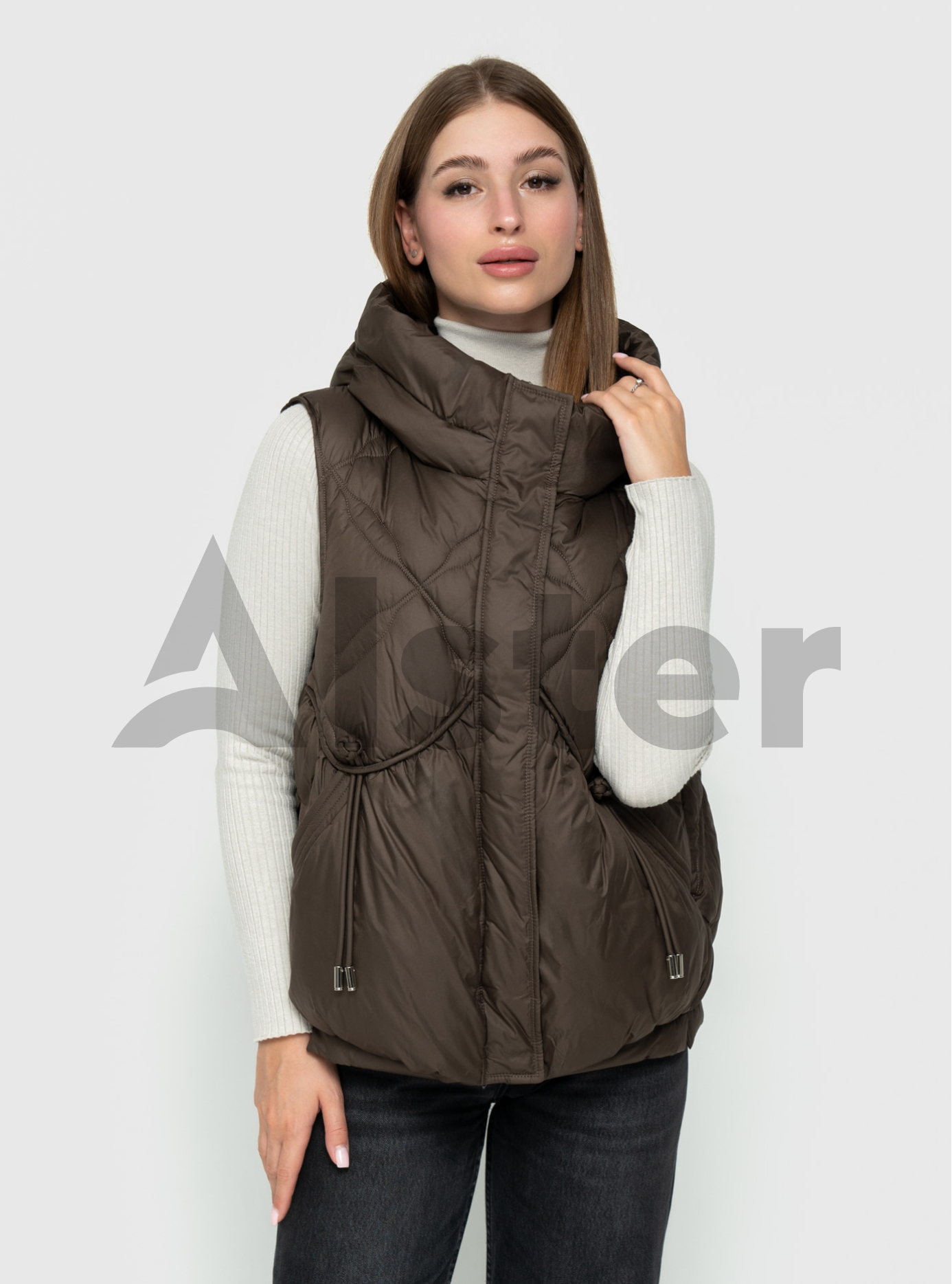 Жіноча жилетка 663 Visdeer Шоколадний S (VS663-11): фото - Alster.ua