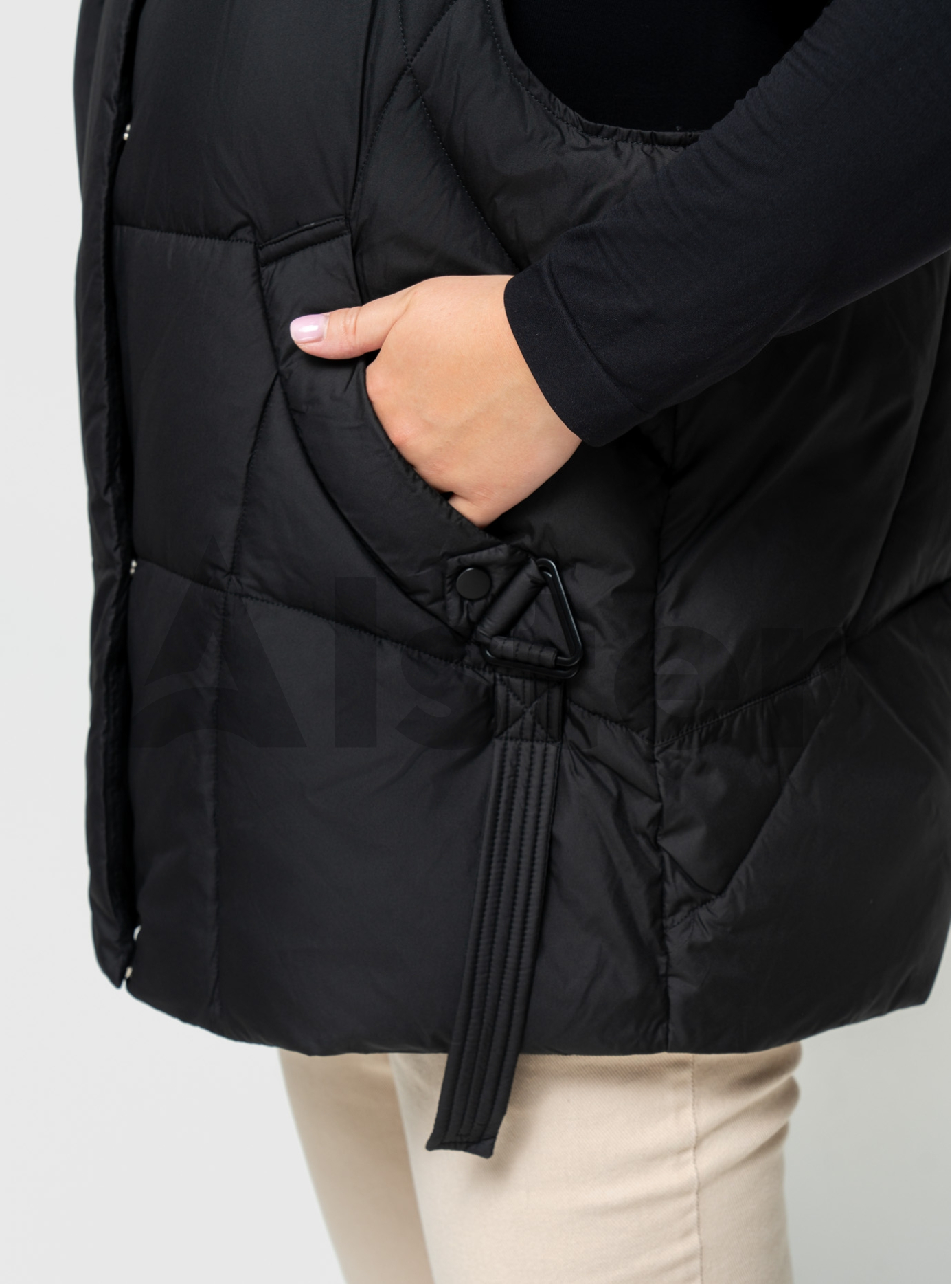 Жилет женский 686 Visdeer Чёрный 48 (VS686-03): фото - Alster.ua