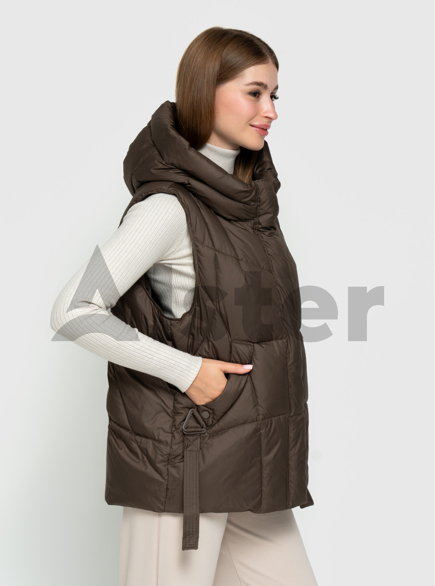 Жилет женский 686 Visdeer Шоколадный 46 (VS686-12): фото - Alster.ua