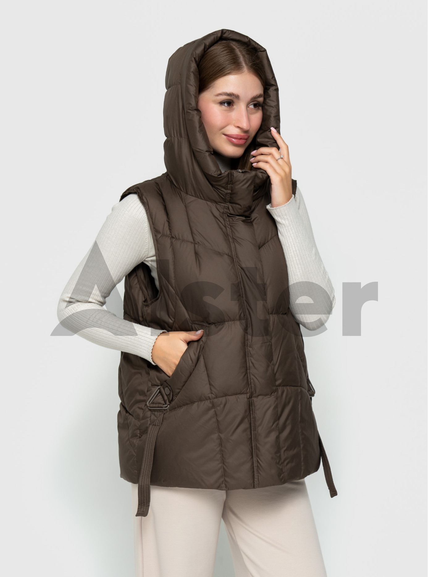 Жилет женский 686 Visdeer Шоколадный 46 (VS686-12): фото - Alster.ua