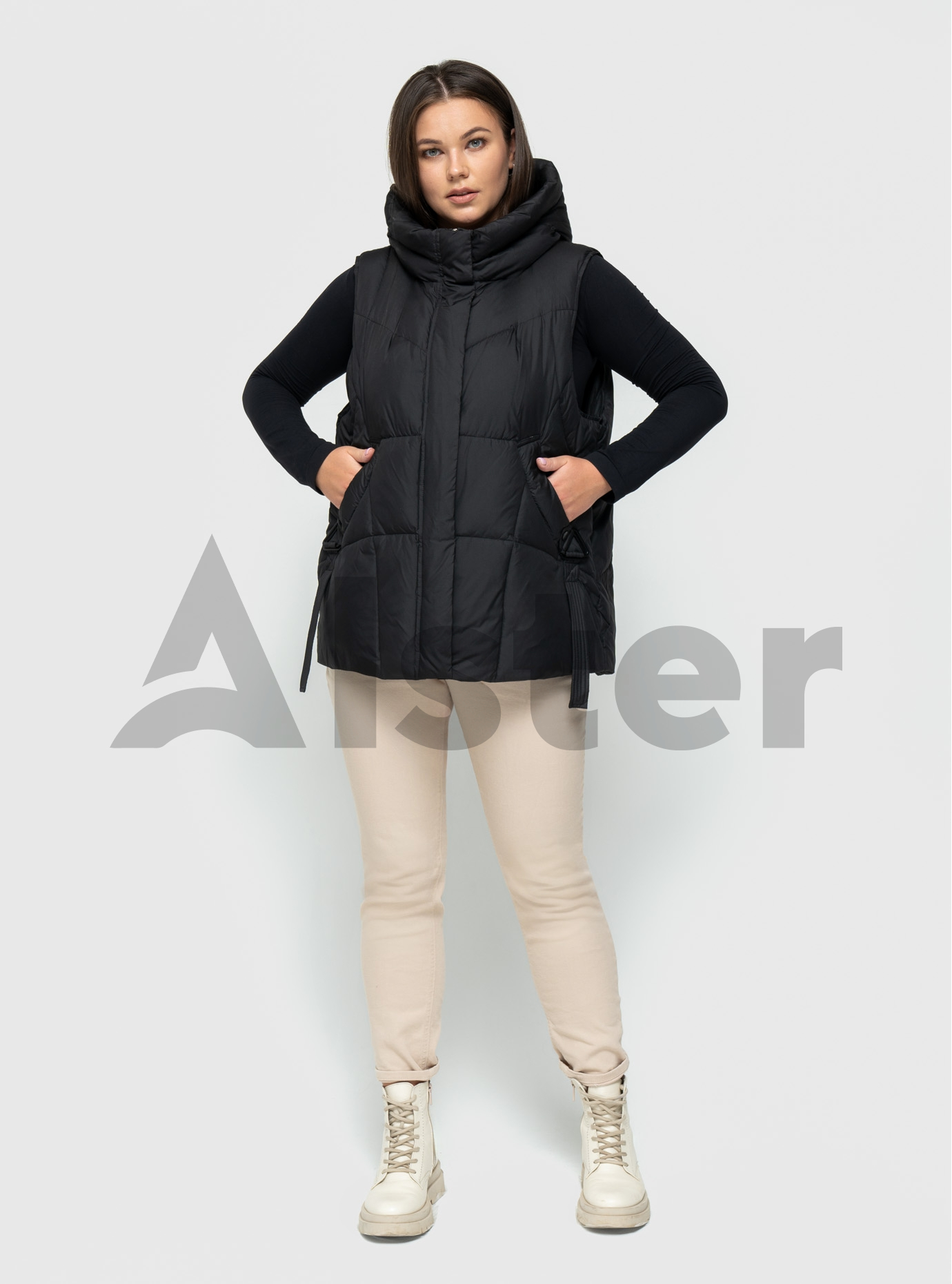 Жилет женский 686 Visdeer Чёрный 48 (VS686-03): фото - Alster.ua