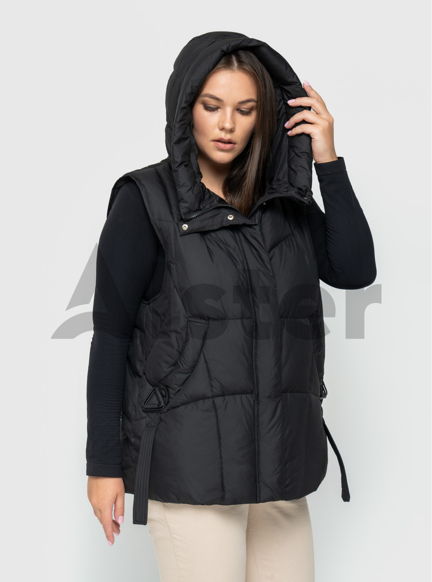 Жилет женский 686 Visdeer Чёрный 48 (VS686-03): фото - Alster.ua