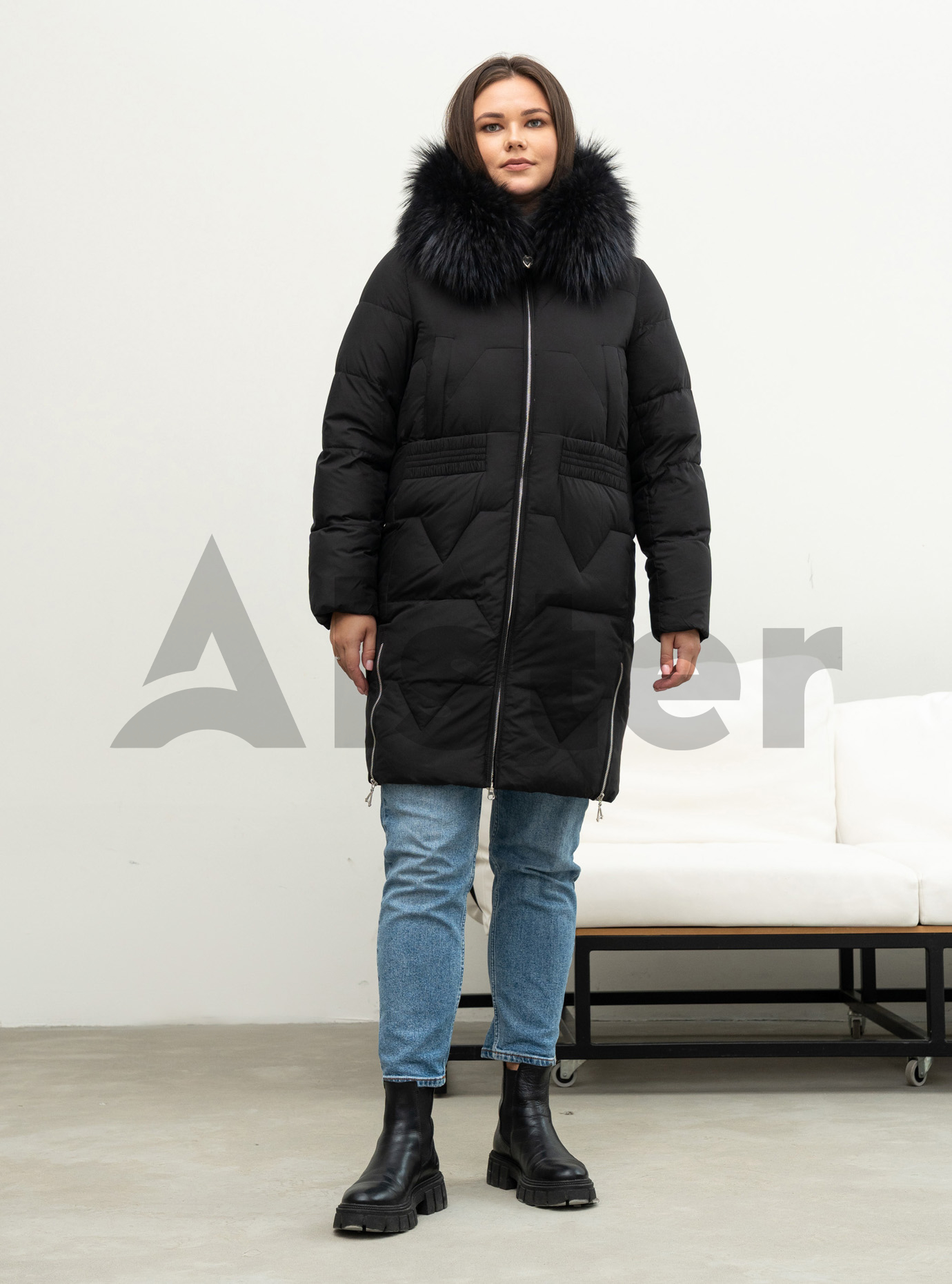 Длинное зимнее пальто Visdeer 5115 big size Чёрный 48 (25VS5115-02): фото - Alster.ua Длинное зимнее пальто Visdeer 5115 big size Чёрный 48 (25VS5115-02): фото - Alster.ua