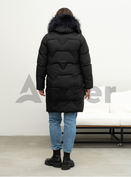 Длинное зимнее пальто Visdeer 5115 big size