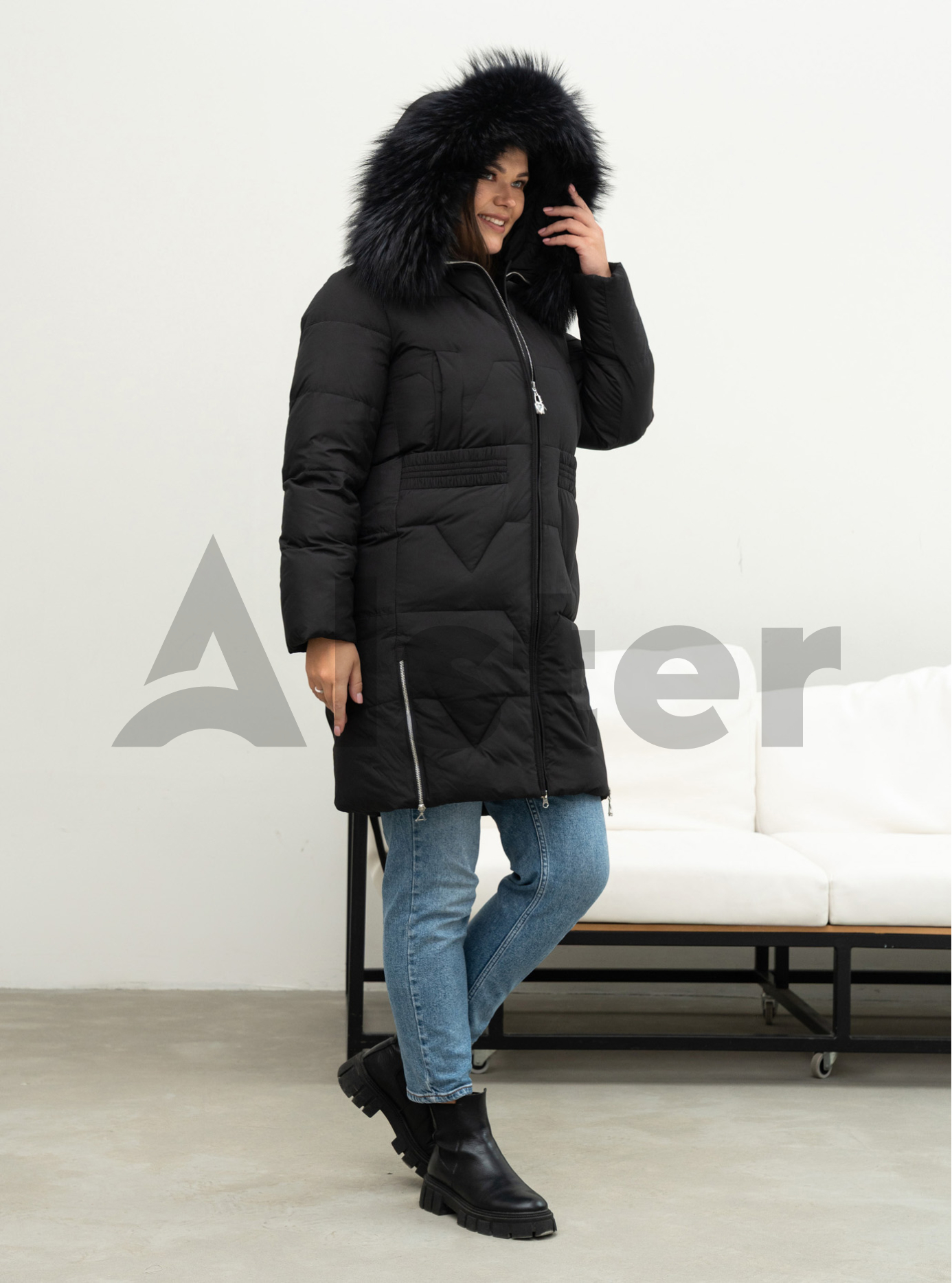 Длинное зимнее пальто Visdeer 5115 big size Чёрный 48 (25VS5115-02): фото - Alster.ua Длинное зимнее пальто Visdeer 5115 big size Чёрный 48 (25VS5115-02): фото - Alster.ua