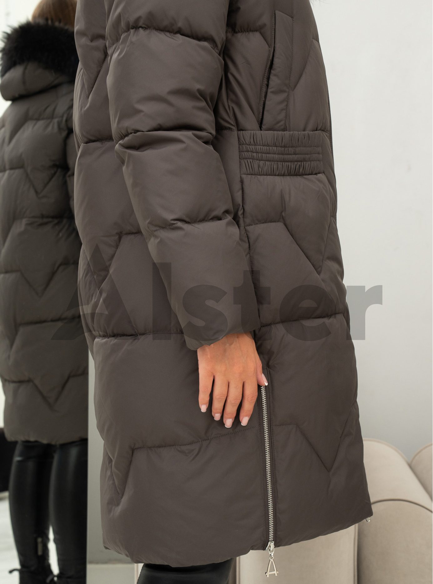 Длинное зимнее пальто Visdeer 5115 big size Графитовый 48 (25VS5115-07): фото - Alster.ua Длинное зимнее пальто Visdeer 5115 big size Графитовый 48 (25VS5115-07): фото - Alster.ua