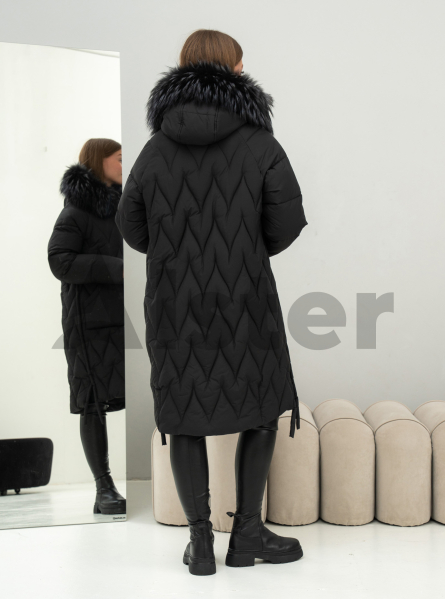 Длинное зимнее пальто Visdeer 568 big size