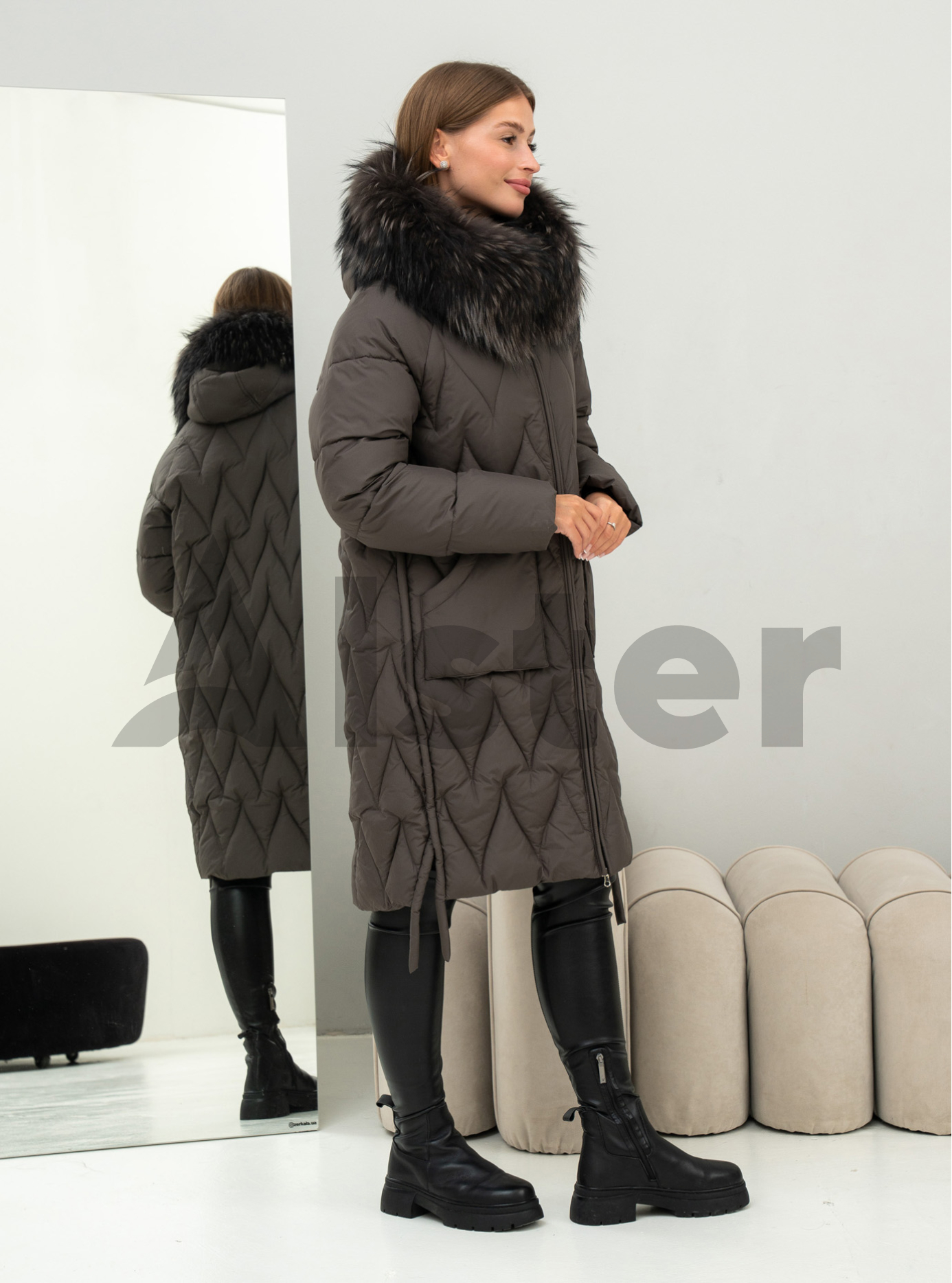 Длинное зимнее пальто Visdeer 568 big size Графитовый 46 (25VS568-11): фото - Alster.ua Длинное зимнее пальто Visdeer 568 big size Графитовый 46 (25VS568-11): фото - Alster.ua