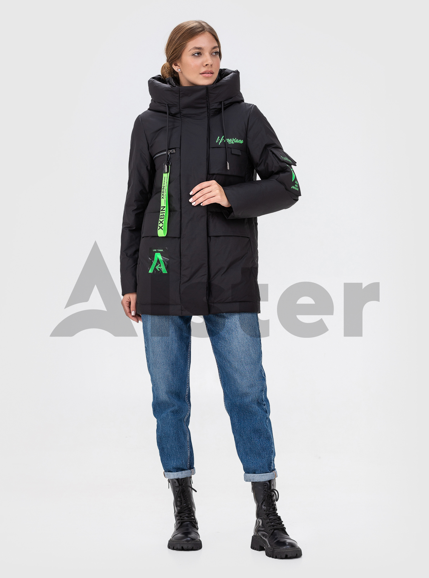 Куртка зимняя VISDEER 2168-5 Чёрный M (01-VS21001): фото - Alster.ua