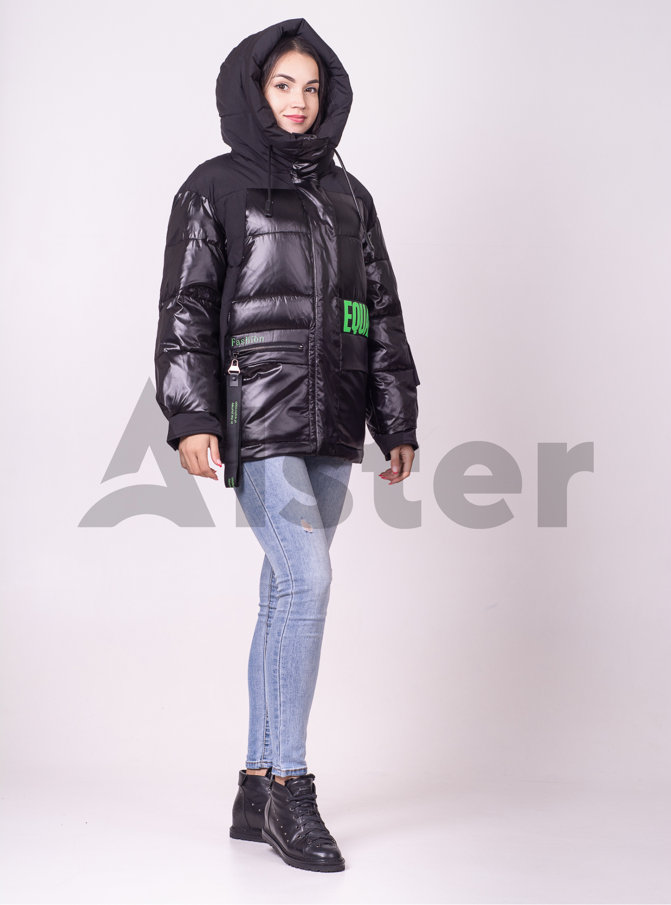Куртка зимняя женская Чёрный XL (07-VP201250): фото - Alster.ua