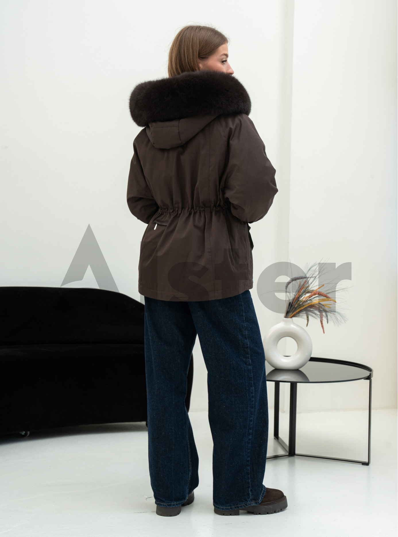 Женская парка зимняя Vivilona 5648 Графитовый L (25VIV5648-12): фото - Alster.ua