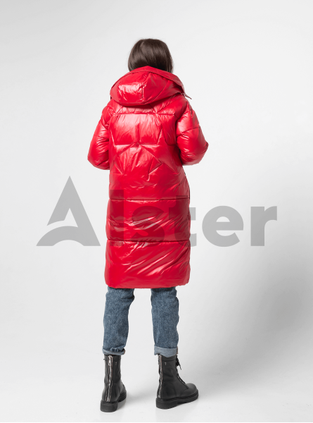 Куртка зимняя длинная со звездами