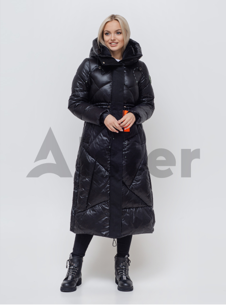 Женский пуховик с капюшоном