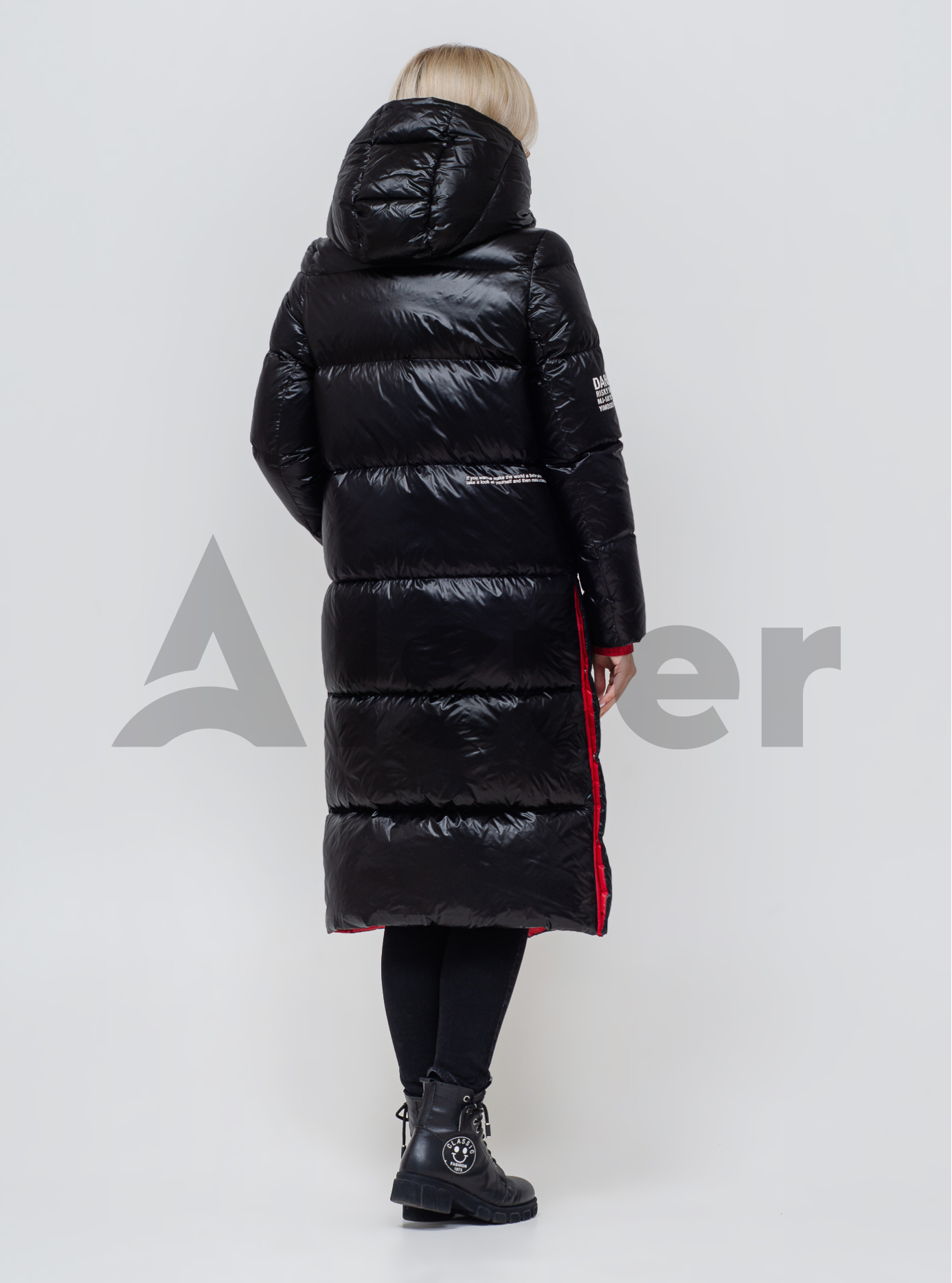 Пуховик женский Чёрный M (05-SV201205): фото - Alster.ua