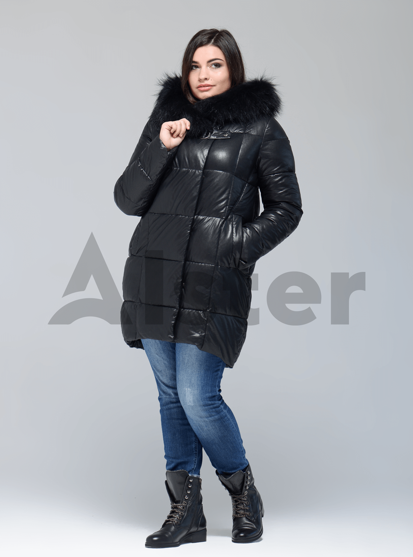 Куртка зимняя больших размеров с мехом Чёрный 4XL (05-ZL2474): фото - Alster.ua Куртка зимняя больших размеров с мехом Чёрный 4XL (05-ZL2474): фото - Alster.ua