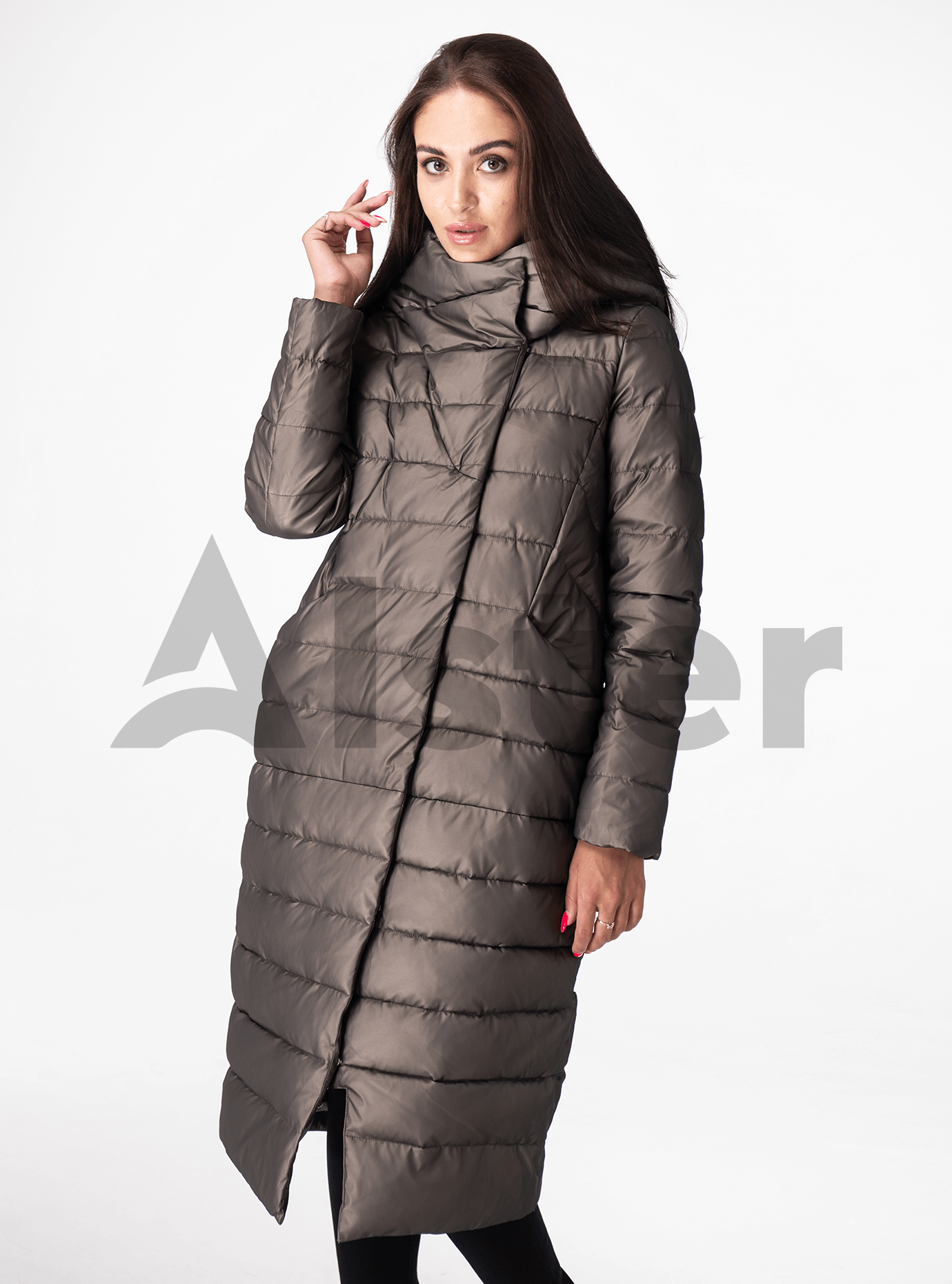 Куртка зимняя длинная прямая Коричневый 7XL (05-ZL2390): фото - Alster.ua Куртка зимняя длинная прямая Коричневый 7XL (05-ZL2390): фото - Alster.ua