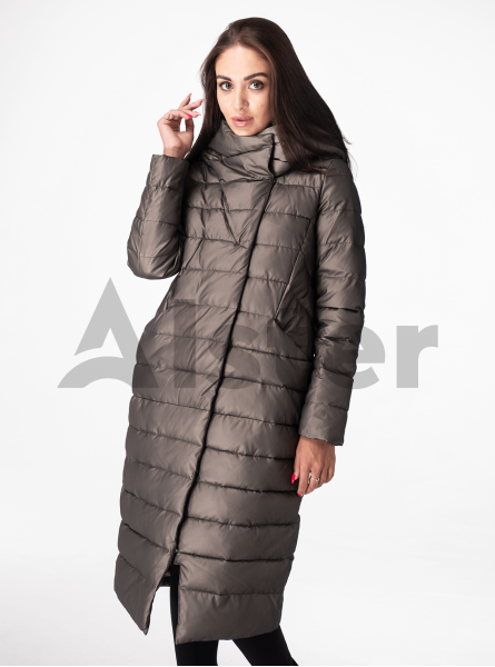 Куртка зимняя длинная прямая