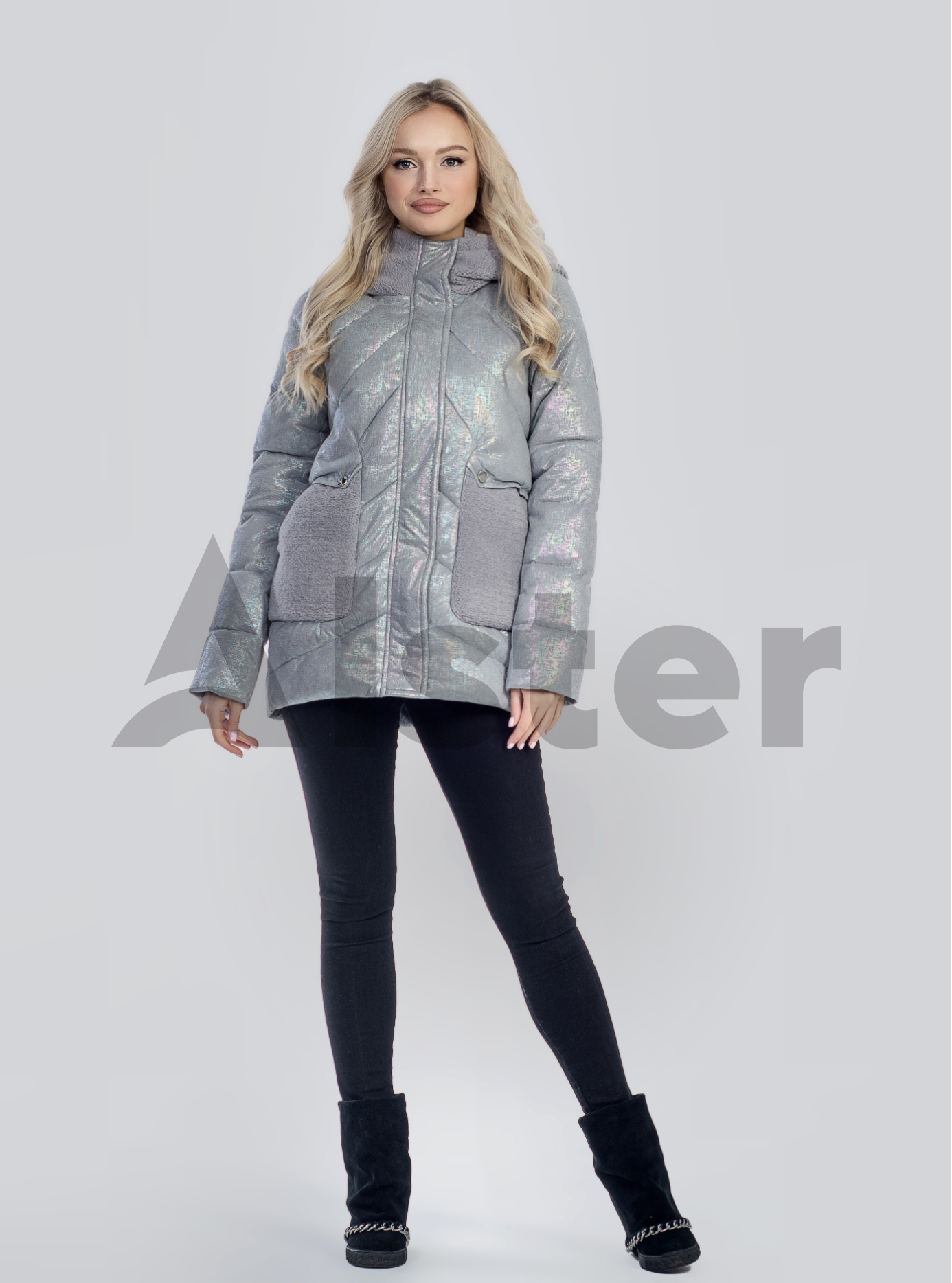 Зимняя женская куртка Серый M (05-SV201253): фото - Alster.ua