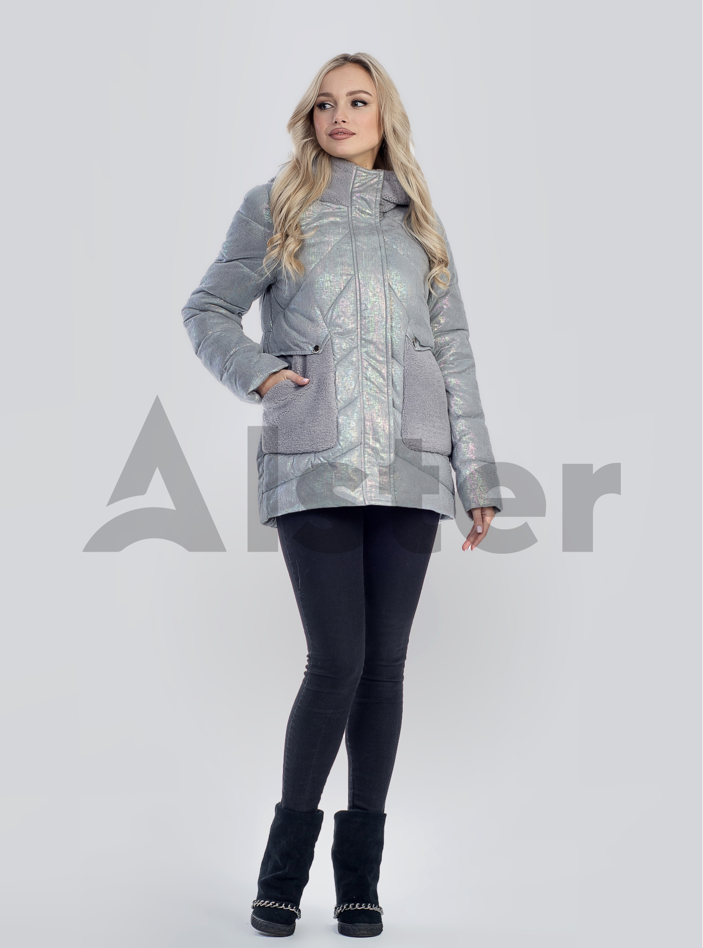 Зимняя женская куртка Серый M (05-SV201253): фото - Alster.ua