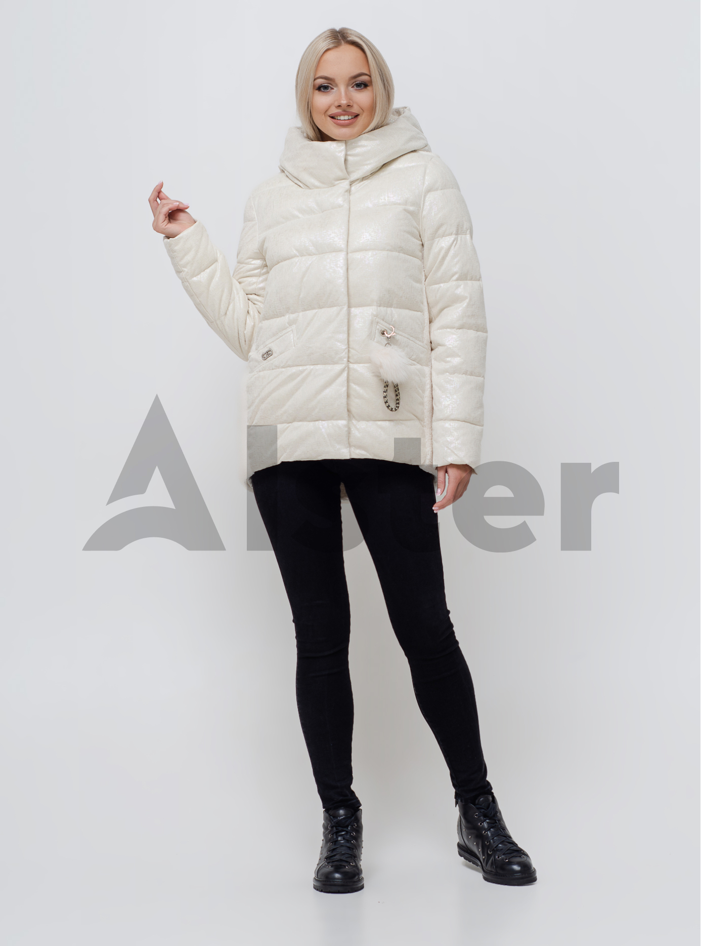 Куртка женская зимняя Бежевый 2XL (05-SV201073): фото - Alster.ua