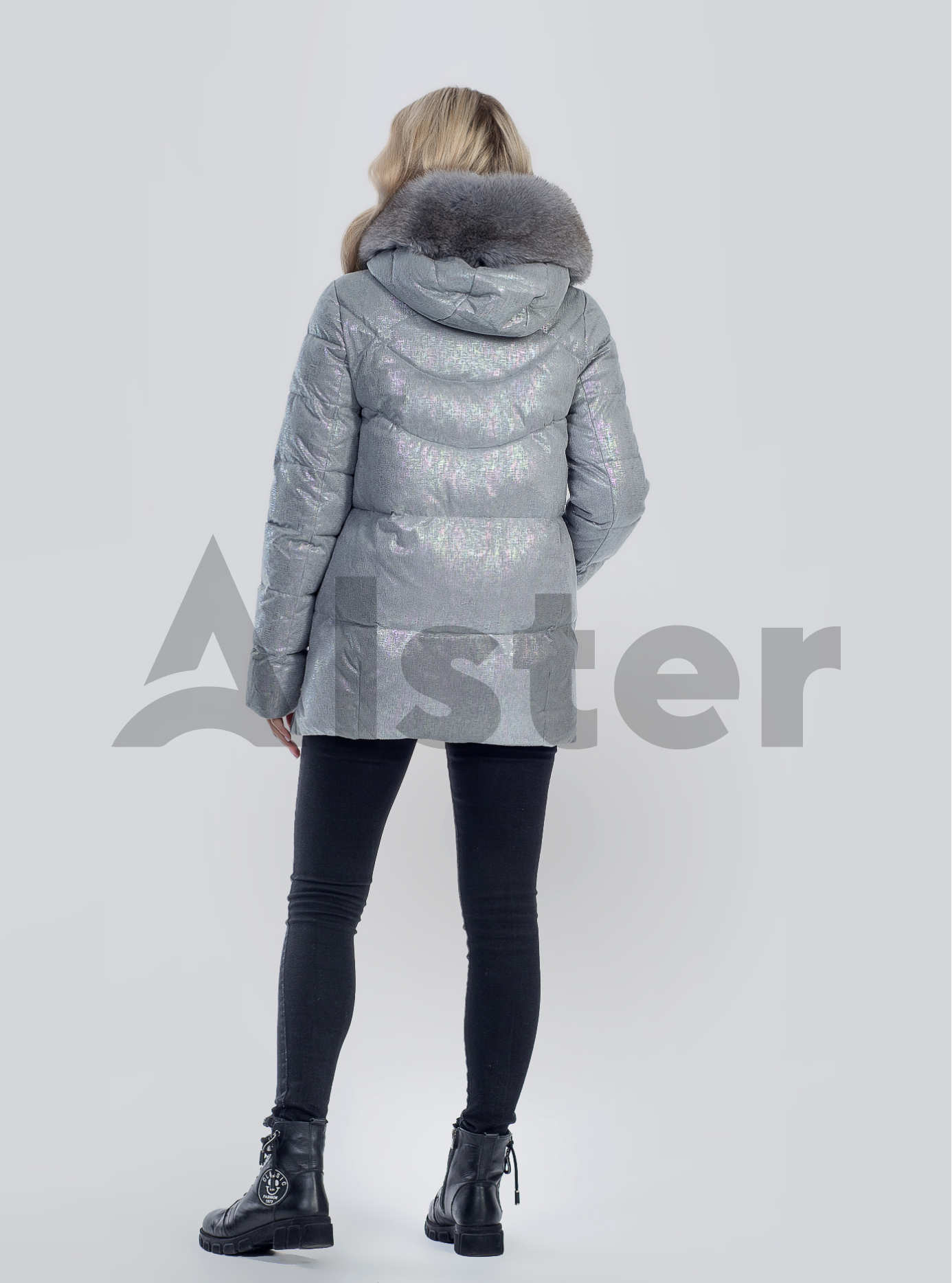 Зимняя женская куртка с мехом Серый XL (05-SV201220): фото - Alster.ua