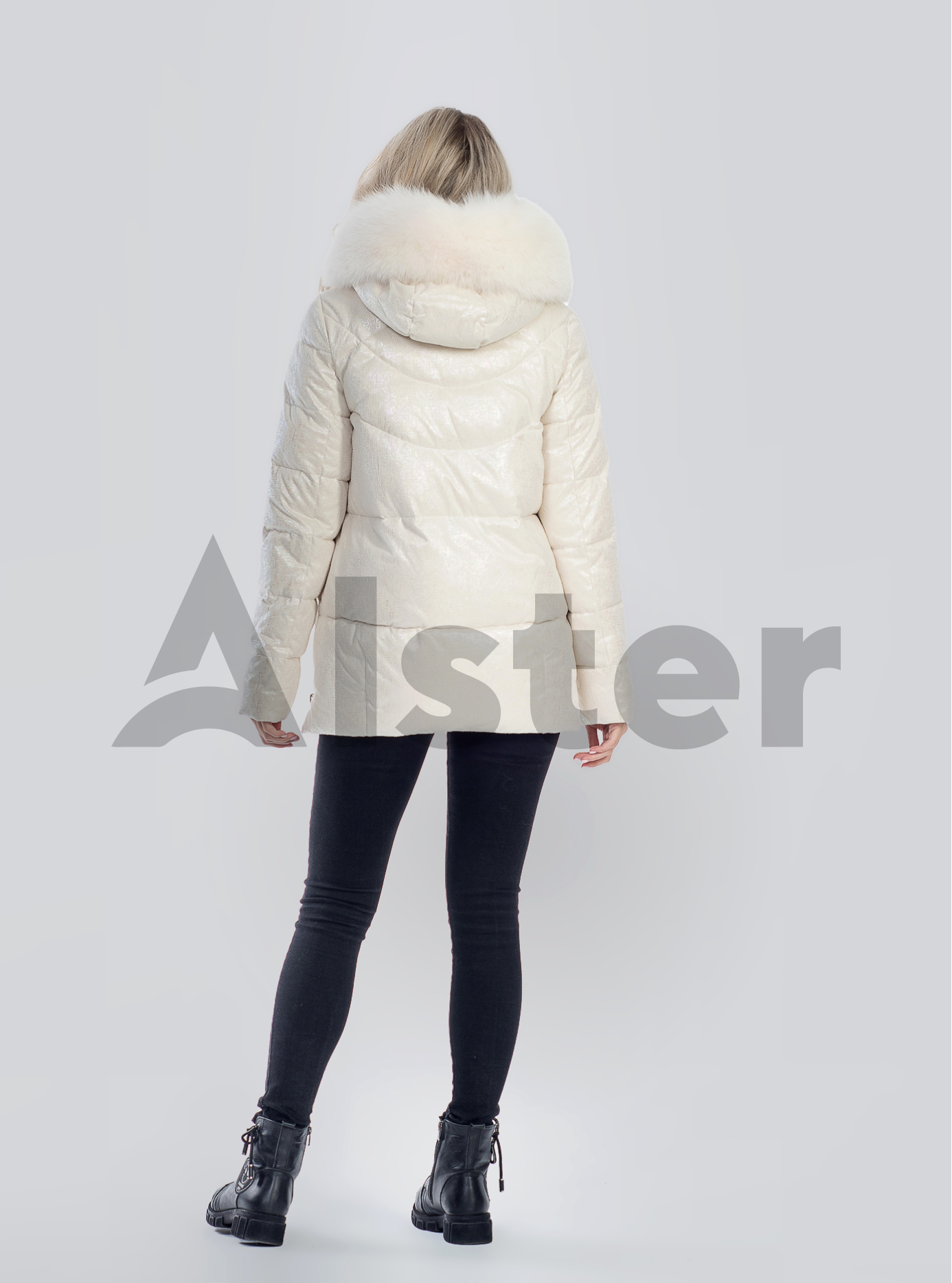 Зимняя женская куртка с мехом Бежевый XL (05-SV201225): фото - Alster.ua
