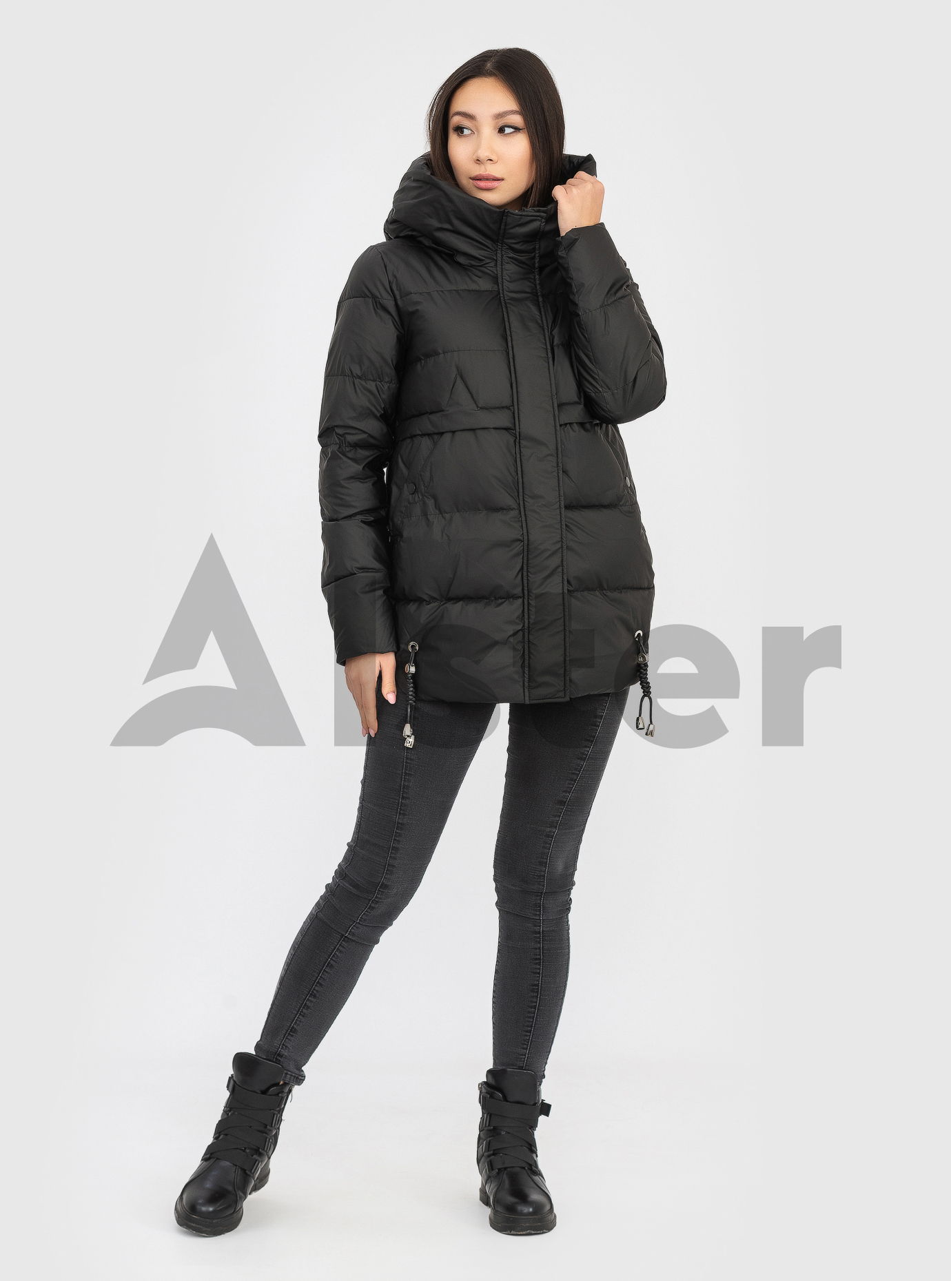 Зимняя женская куртка ZLLY Чёрный L (ZL21221-13): фото - Alster.ua