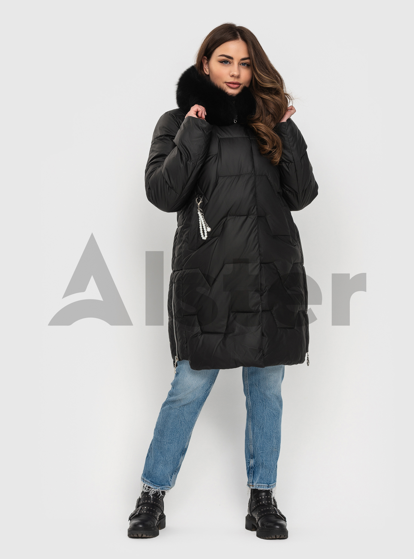 Зимняя куртка с мехом ZLLY Чёрный 3XL (ZL21560-20): фото - Alster.ua