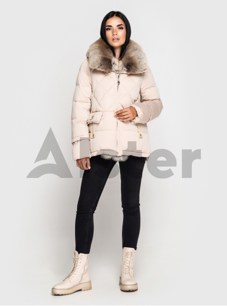 Женская зимняя куртка ZLLY 3722 с мехом